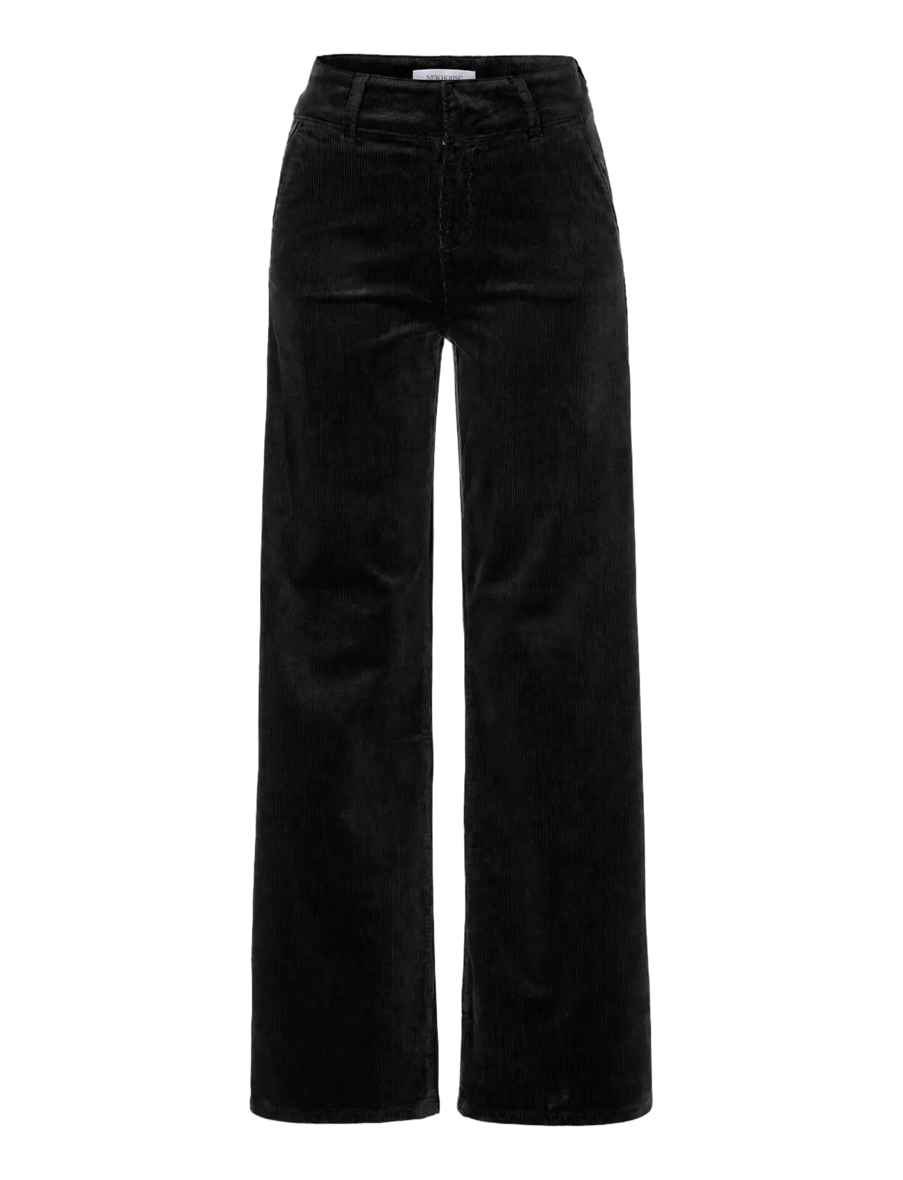 Newhouse Hedda Cord Trousers - Kleidung - BLACK / black