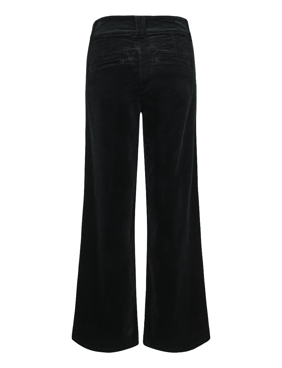Newhouse - Hedda Cord Trousers - cordhosen - black - 2