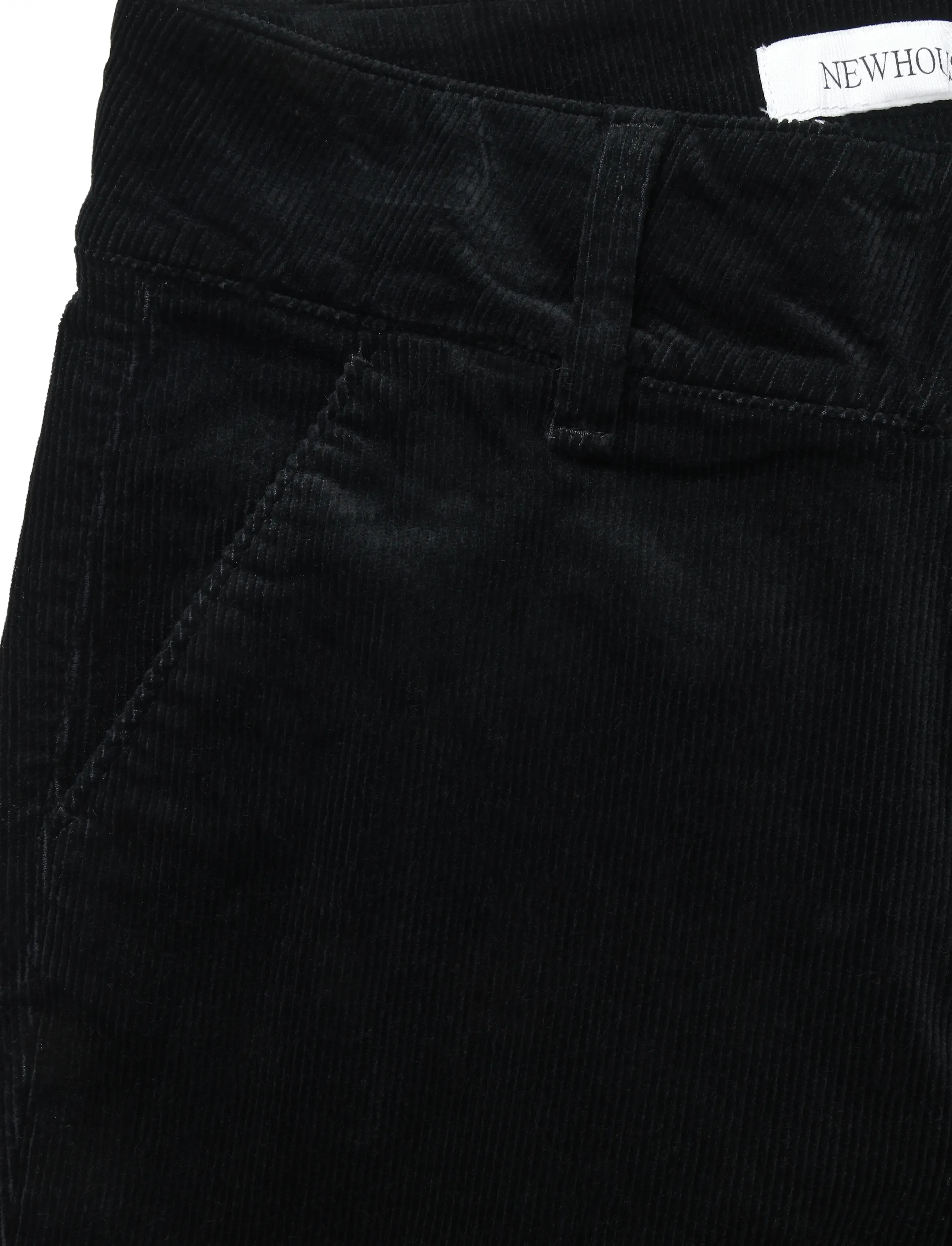 Newhouse - Hedda Cord Trousers - cordhosen - black - 5
