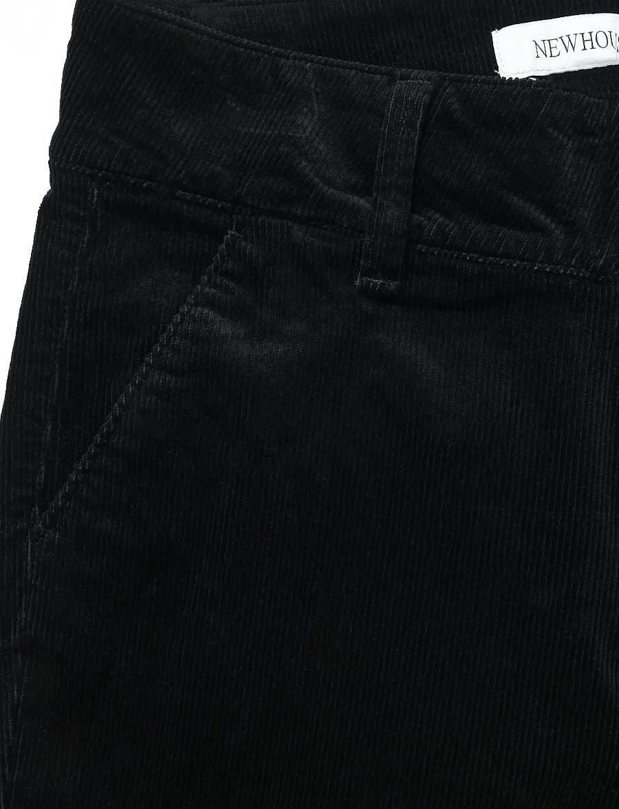 Newhouse - Hedda Cord Trousers - cordhosen - black - 5