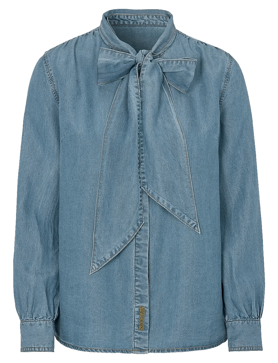 Newhouse - Denise Denim Blouse - denim blue - 1