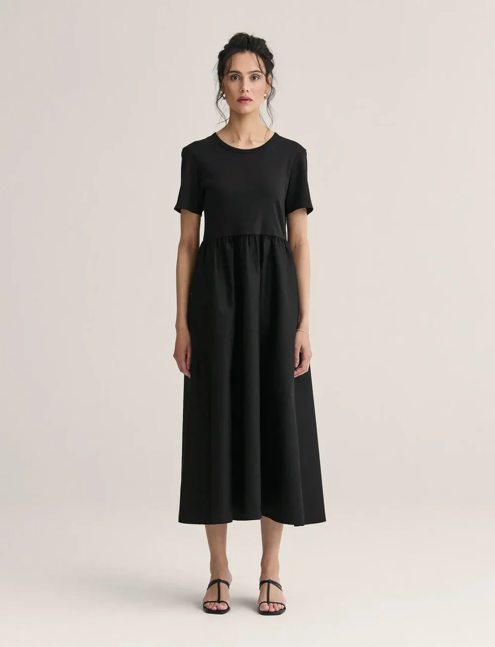 Newhouse - Madde Dress - t-shirt dresses - black - 0