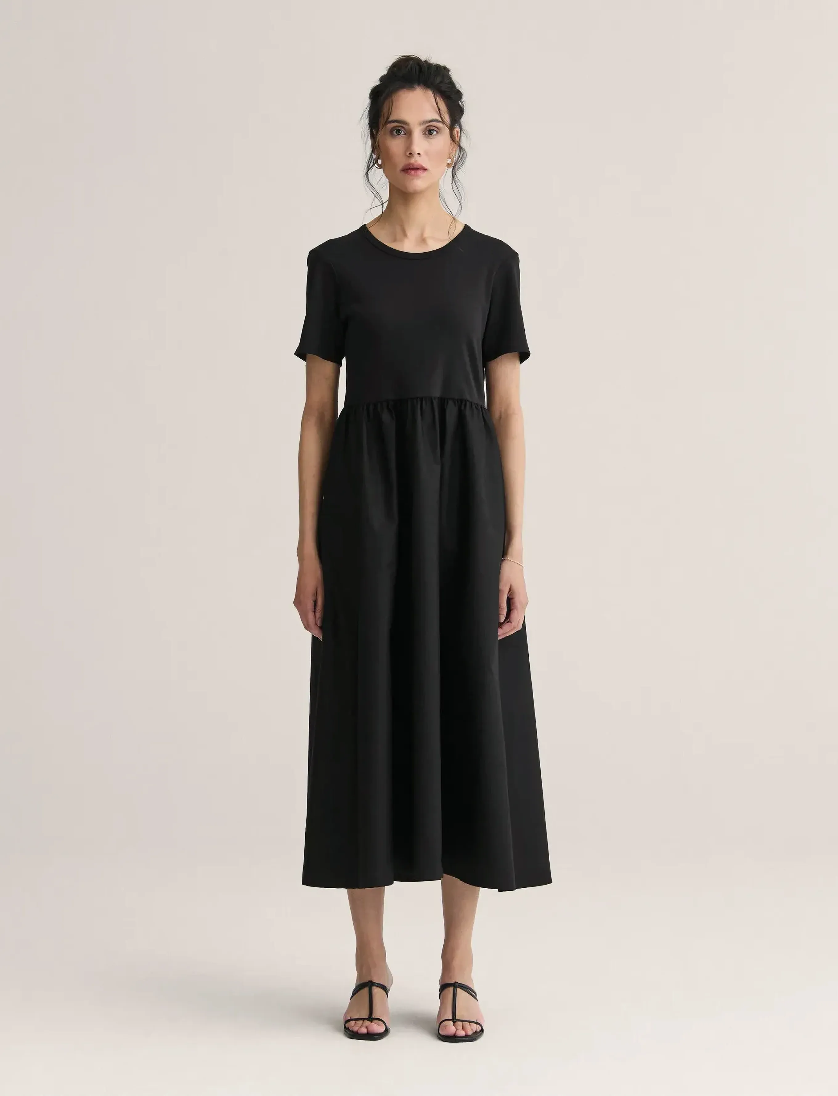Newhouse Madde Dress - Kleider - BLACK / black