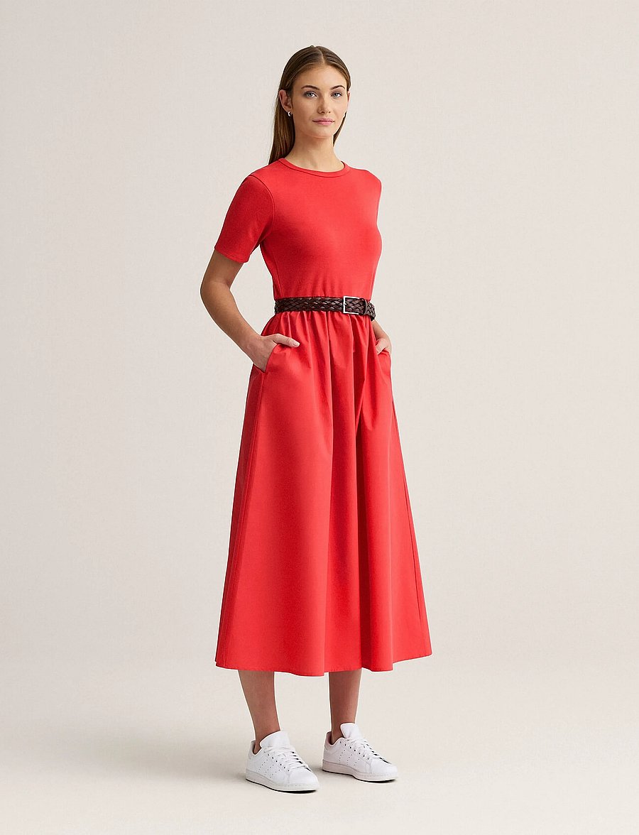 Newhouse - Madde Dress - sommerkleider - true red - 0