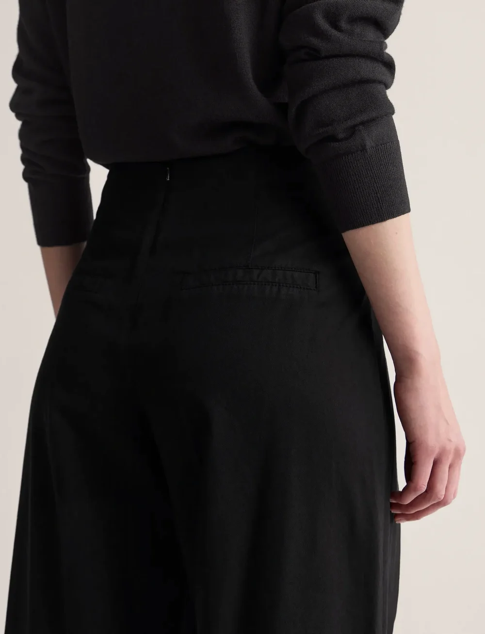 Newhouse - Penelope Trousers - straight leg hosen - black - 3