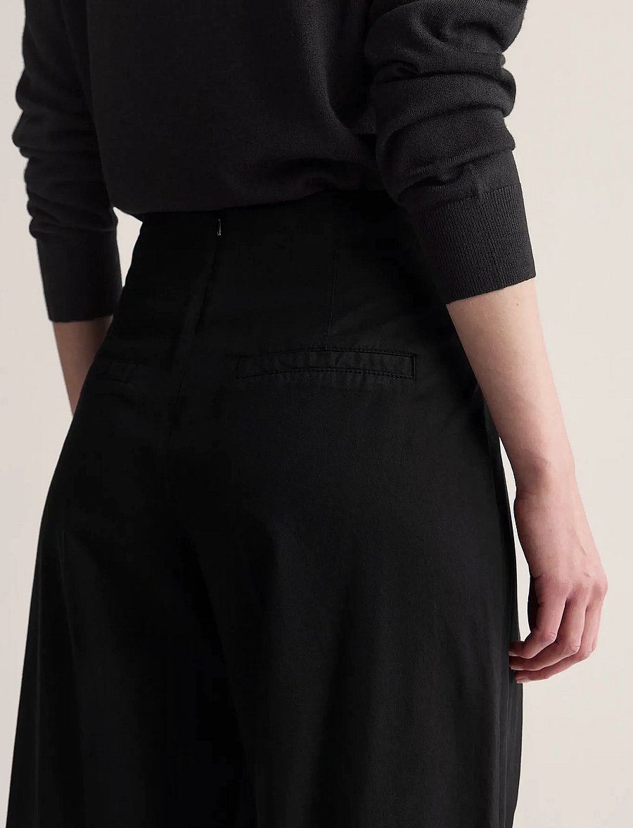 Newhouse - Penelope Trousers - hose mit geradem bein - black - 3