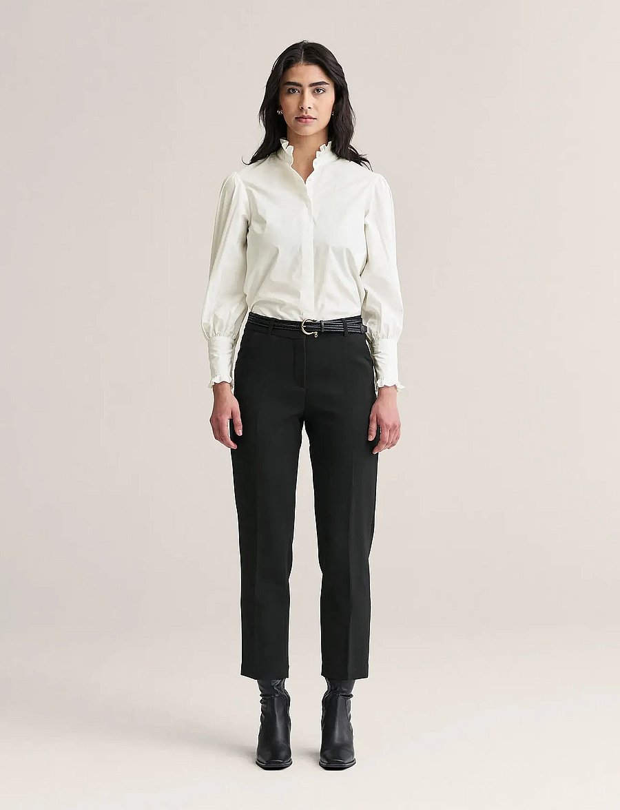 Newhouse - Asli Cigarette Trousers - pidulikud püksid - black - 0