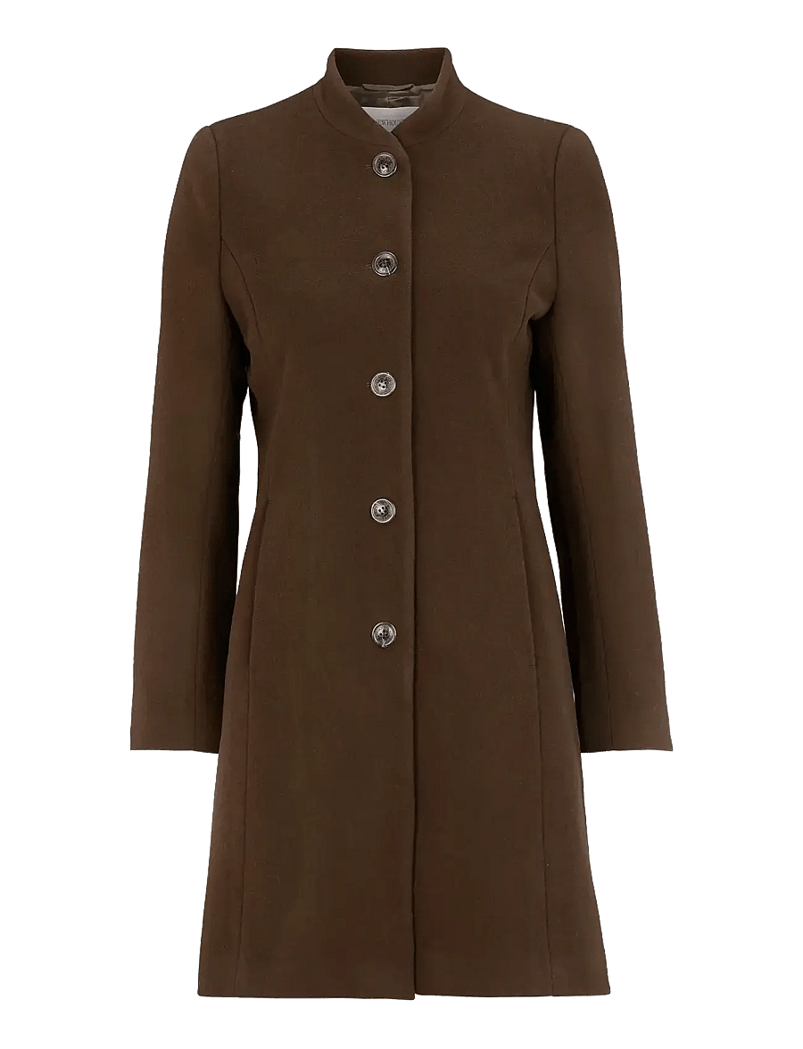 Newhouse - Classic Coat - talvejoped - chocolate - 1