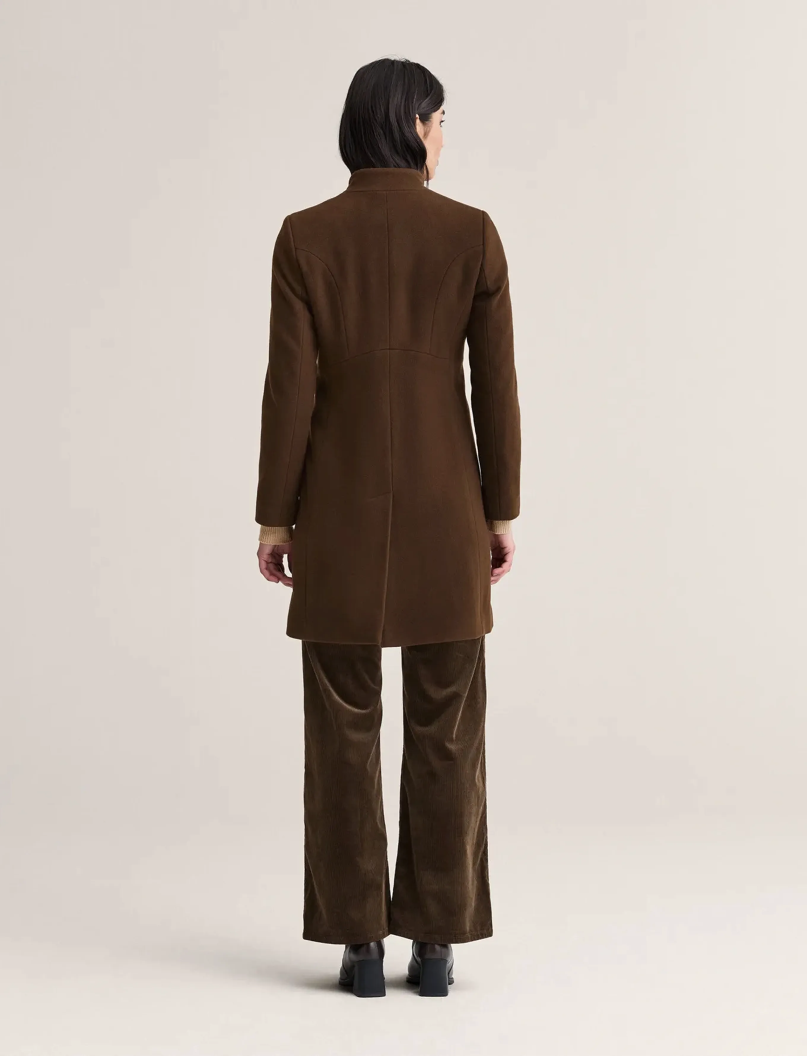 Newhouse - Classic Coat - Üleriided - chocolate - 2