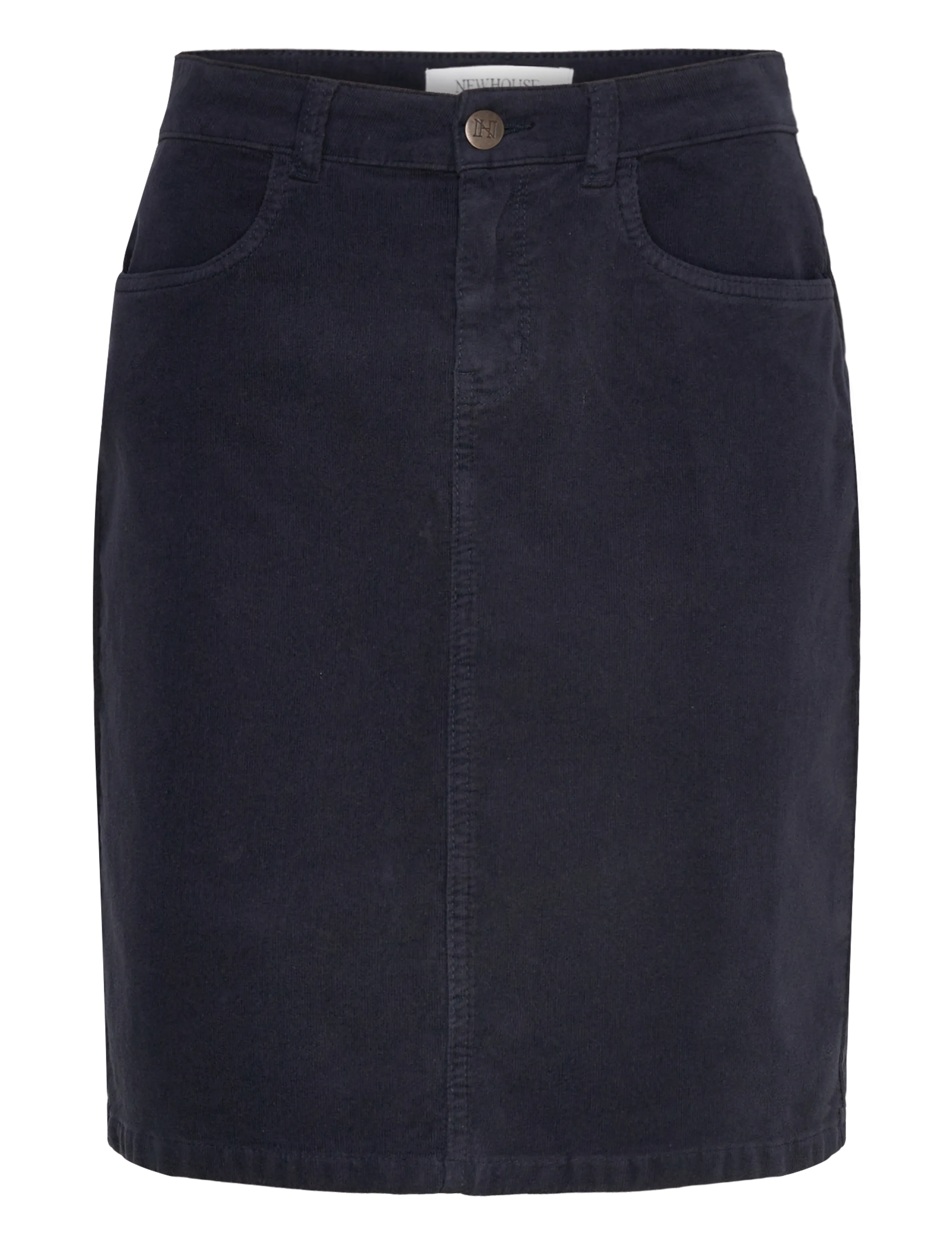 Newhouse Lisa Minicord Skirt - Bleistiftröcke - NAVY / navy