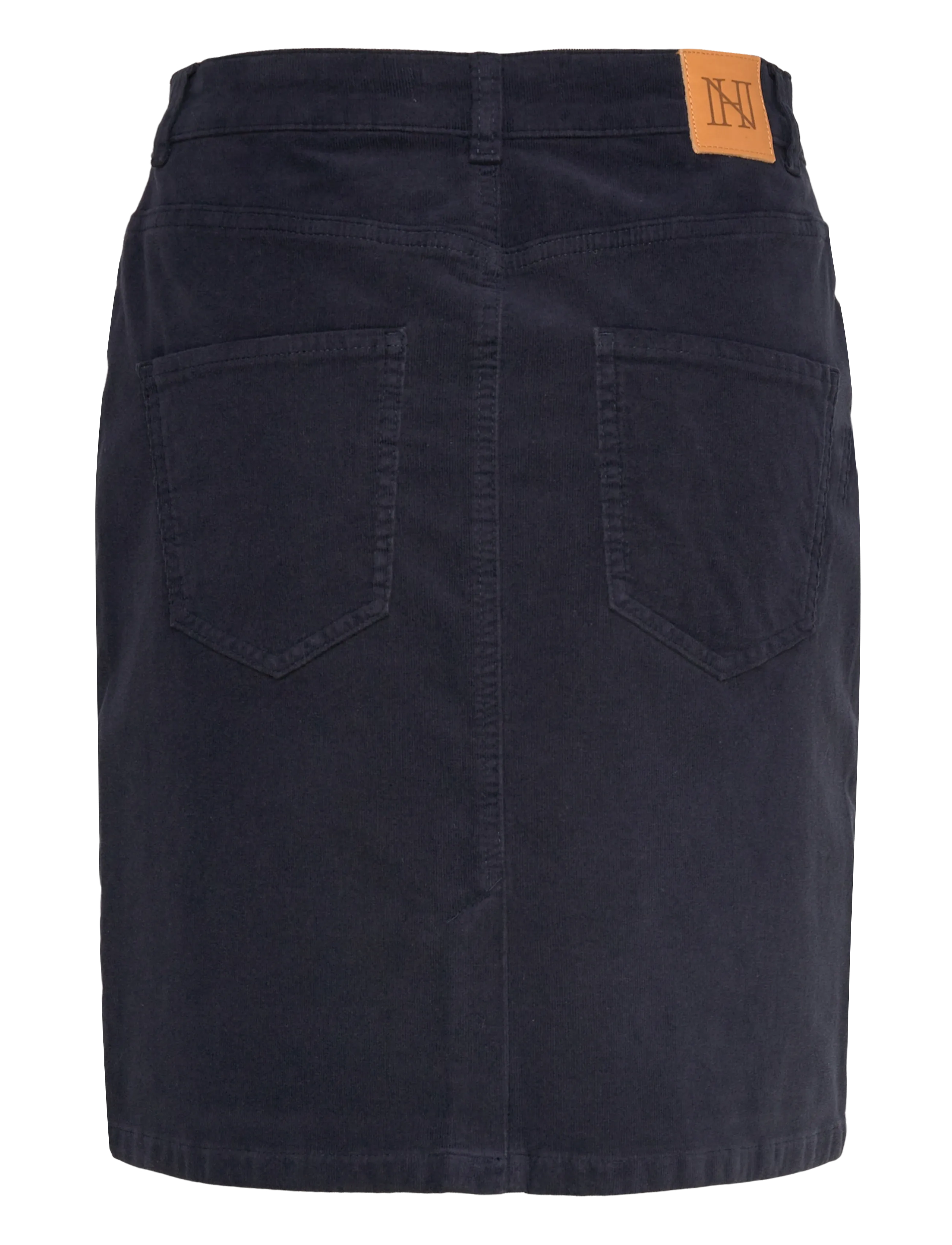 Newhouse - Lisa Minicord Skirt - midi-röcke - navy - 2