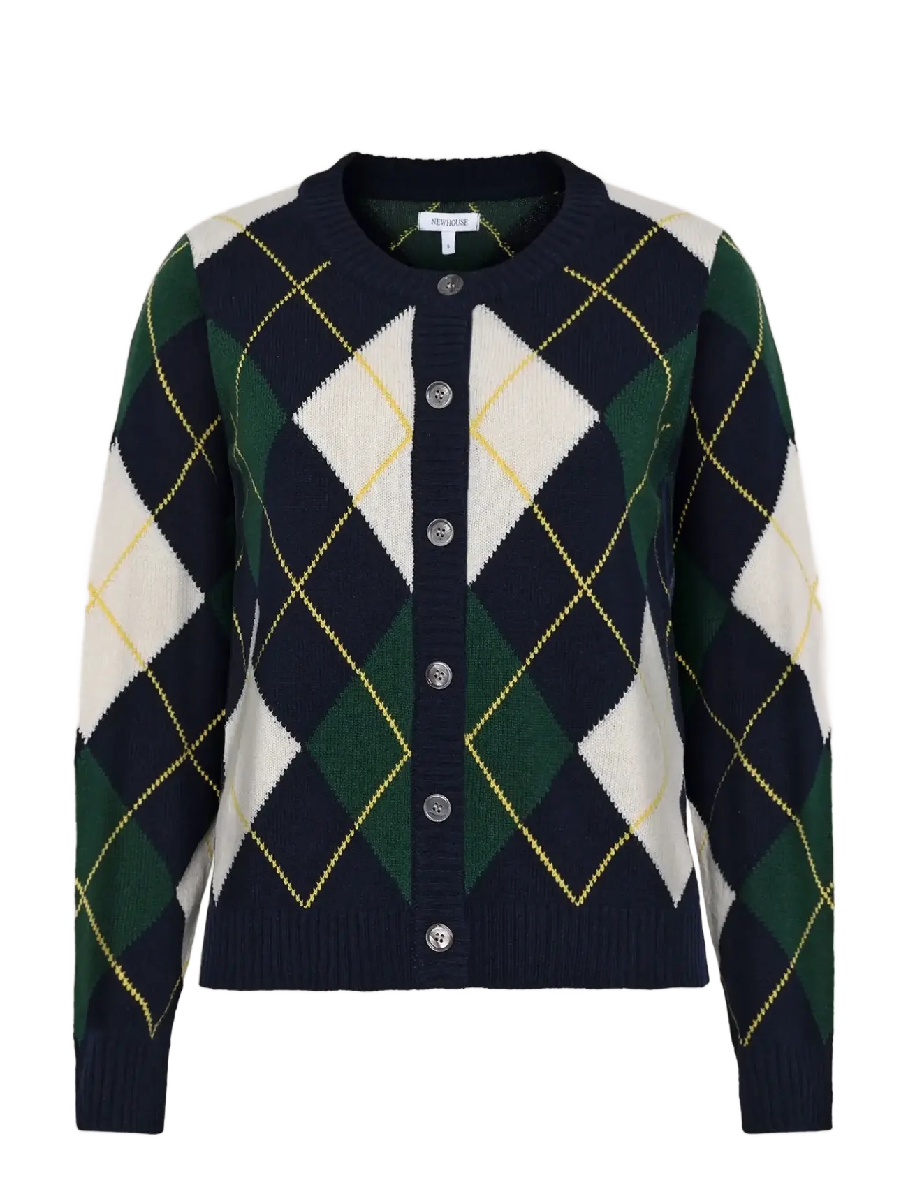 Khatie Argyle Cardigan - NAVY