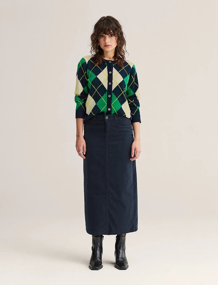 Newhouse - Khatie Argyle Cardigan - navy - 0