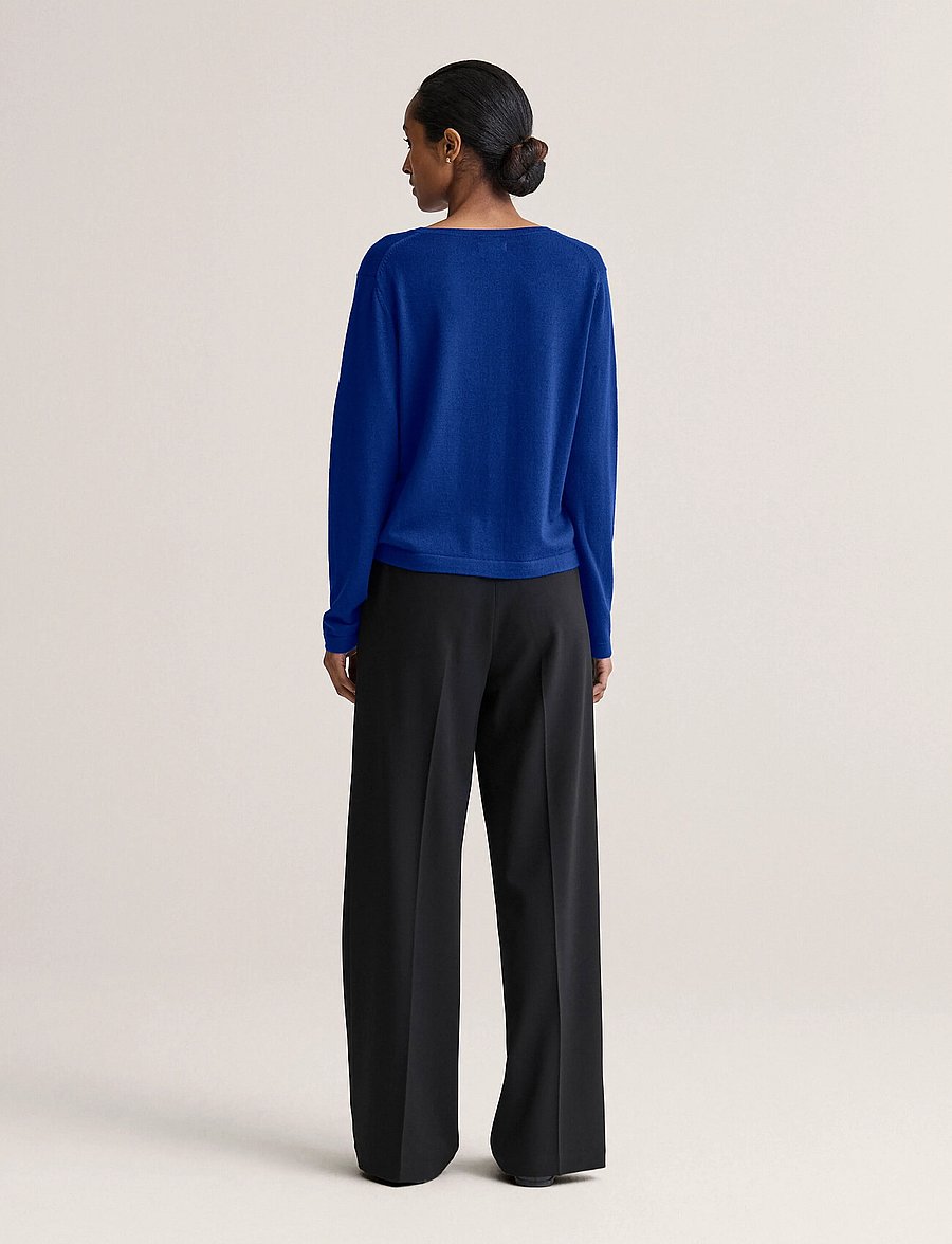 Newhouse - Paris Pearl Cardigan - rudens drabužiai - royal blue - 3