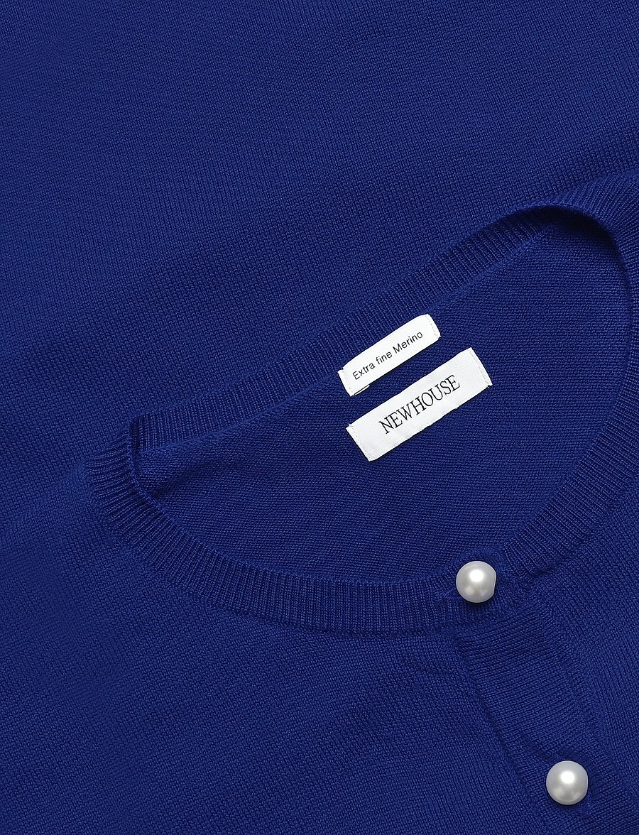 Newhouse - Paris Pearl Cardigan - rudens drabužiai - royal blue - 5
