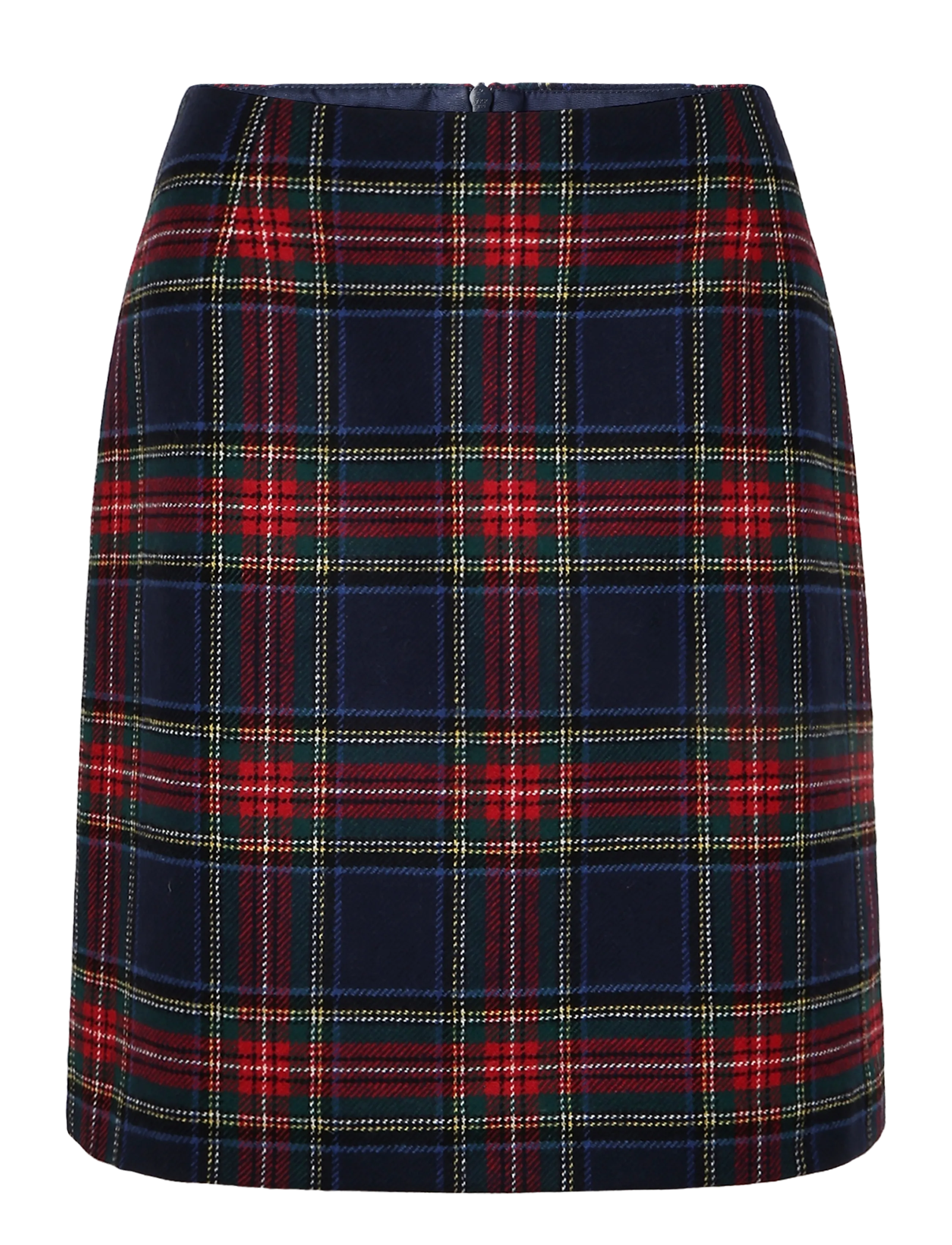 Newhouse Royal Stewart Skirt, Kvinder, Ternet Mini Nederdel, Navy, Str: 42