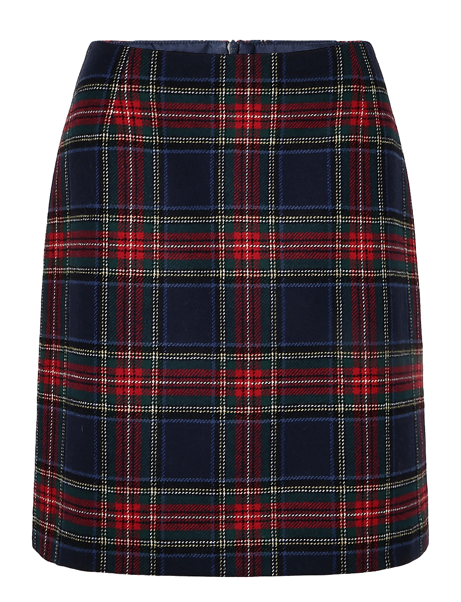 Newhouse - Royal Stewart Skirt - miniseelikud - navy - 1
