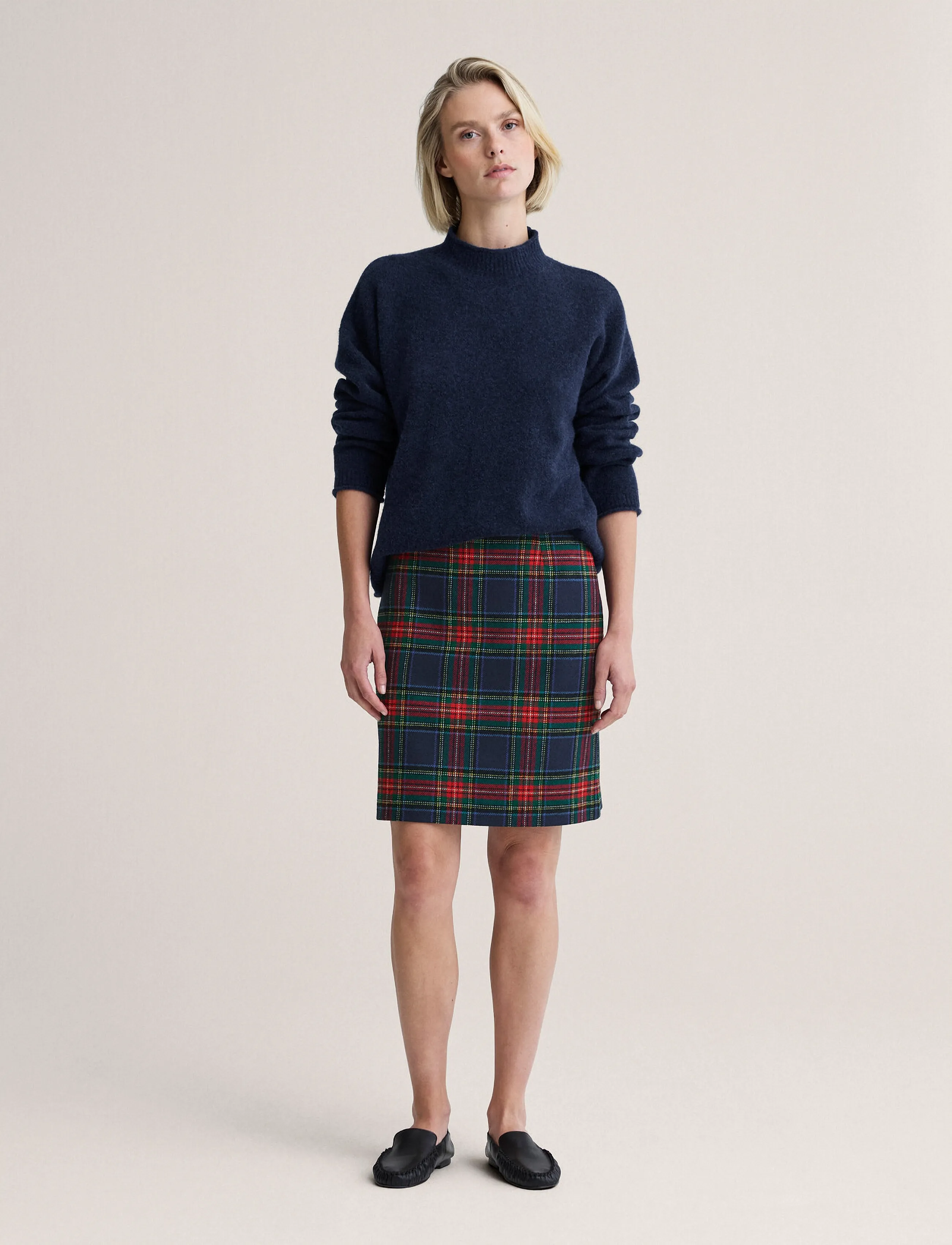 Newhouse - Royal Stewart Skirt - herbstliche kleidung - navy - 0