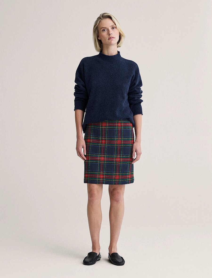 Newhouse - Royal Stewart Skirt - miniseelikud - navy - 0
