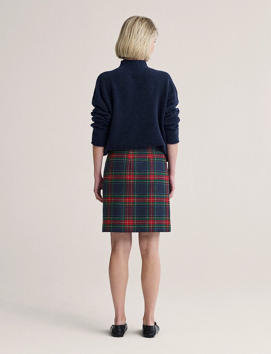 Newhouse - Royal Stewart Skirt - miniseelikud - navy - 3