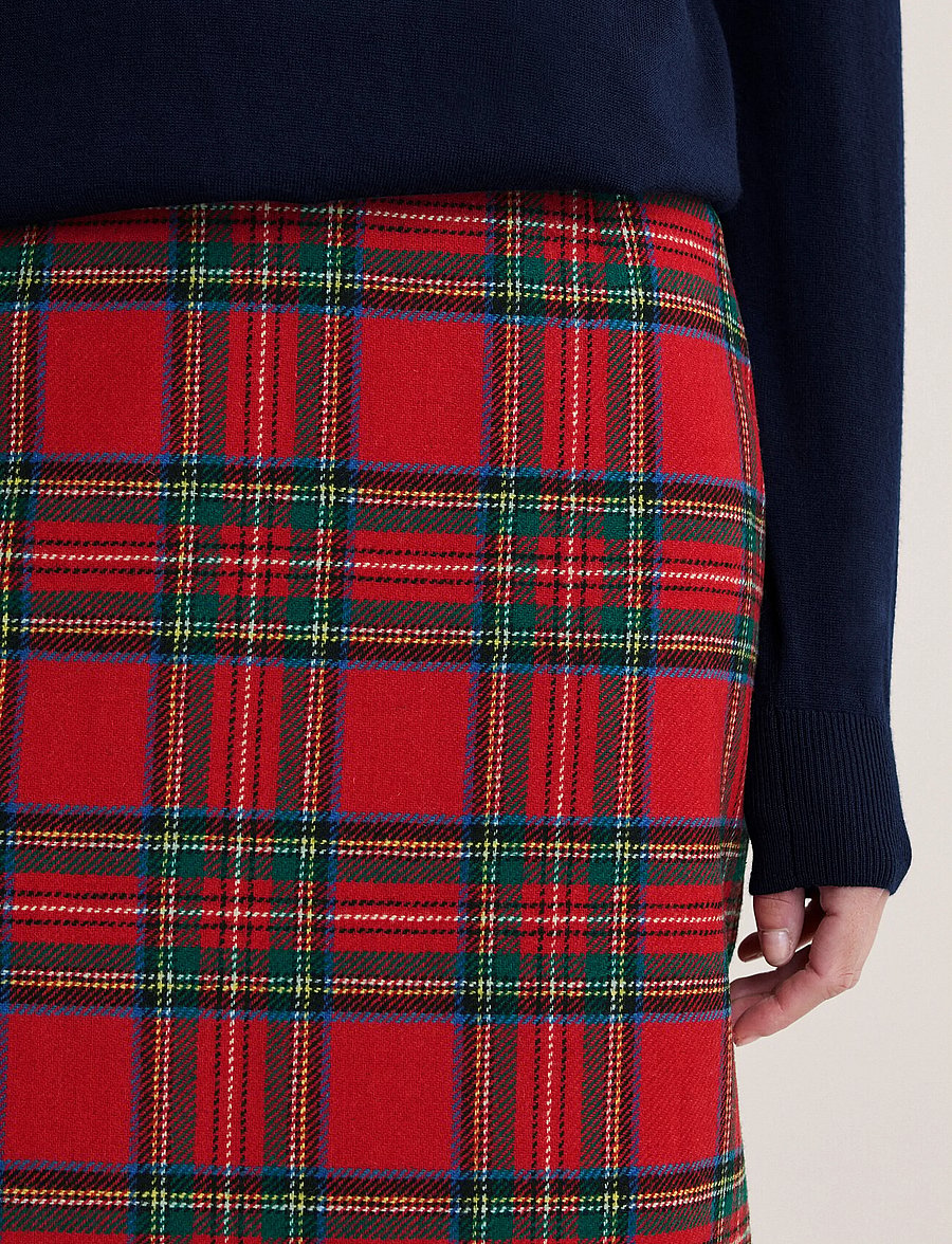 Newhouse - Royal Stewart Skirt - korte nederdele - red - 3