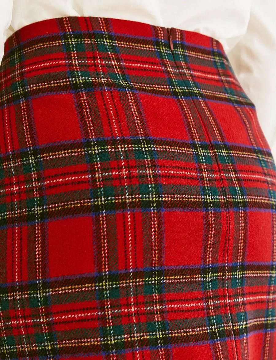 Newhouse - Royal Stewart Skirt - korte nederdele - red - 4