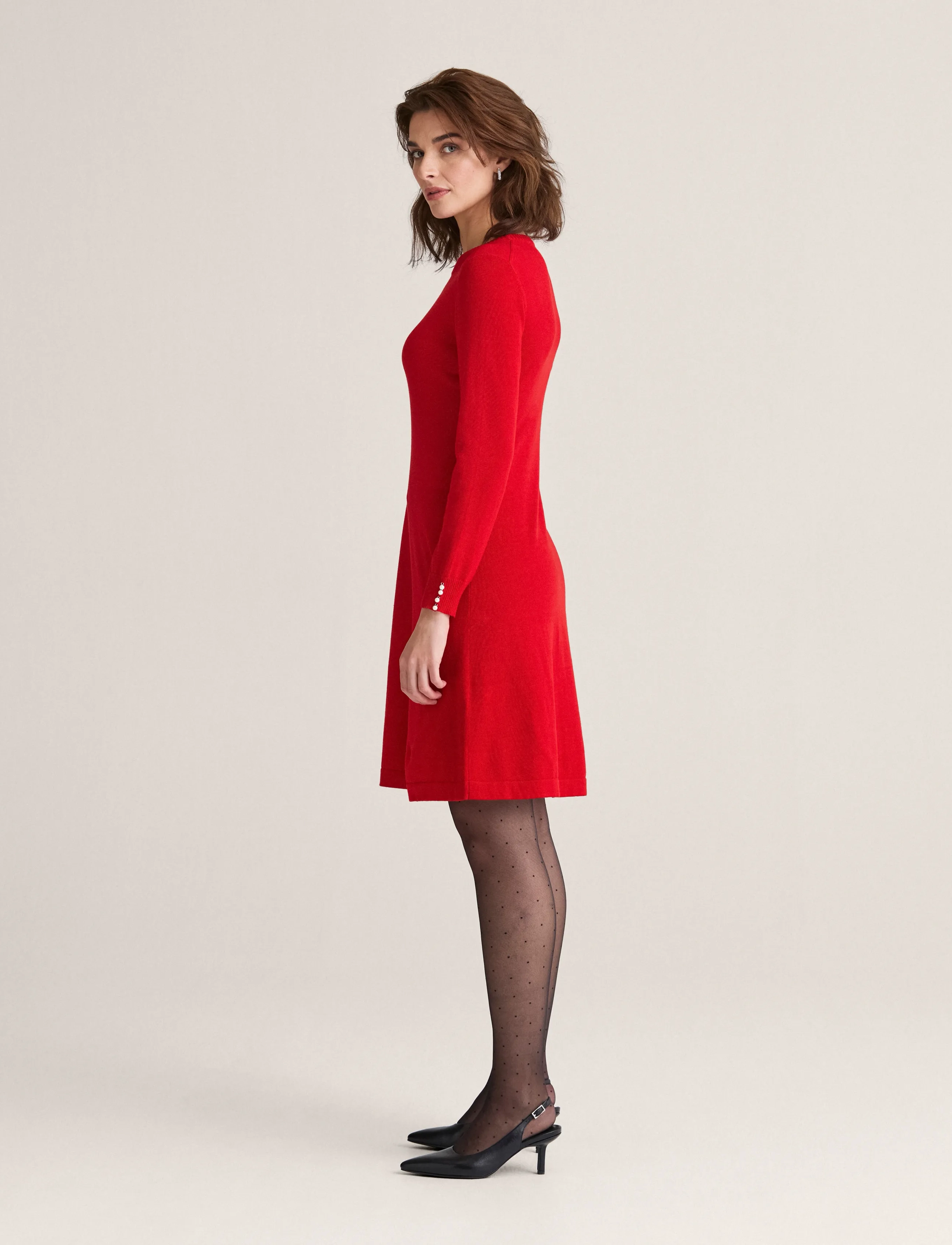 Newhouse - Agnes Dress - korte kjoler - red - 3