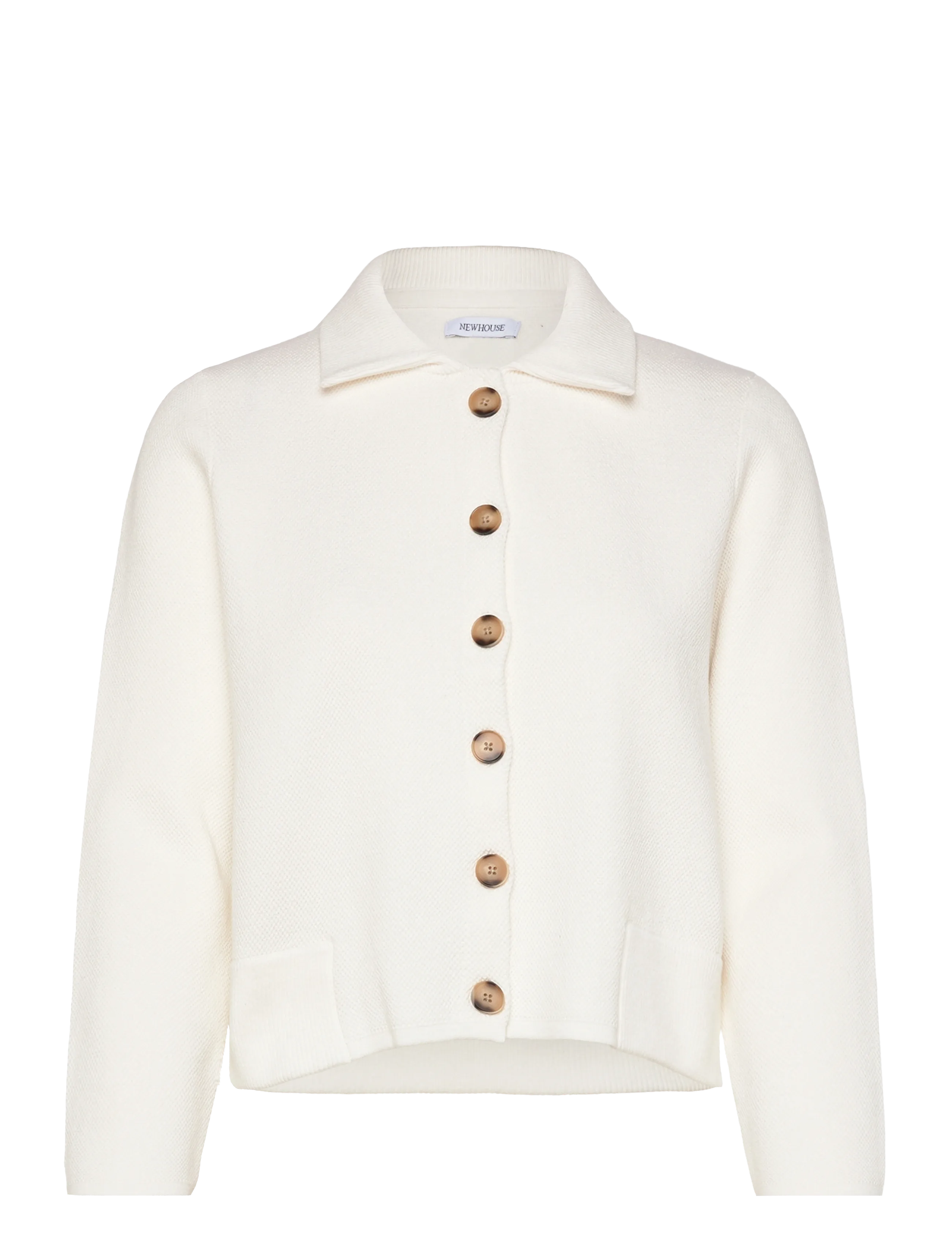 Newhouse Jilda Jacket - Cardigans - OFFWHITE / white