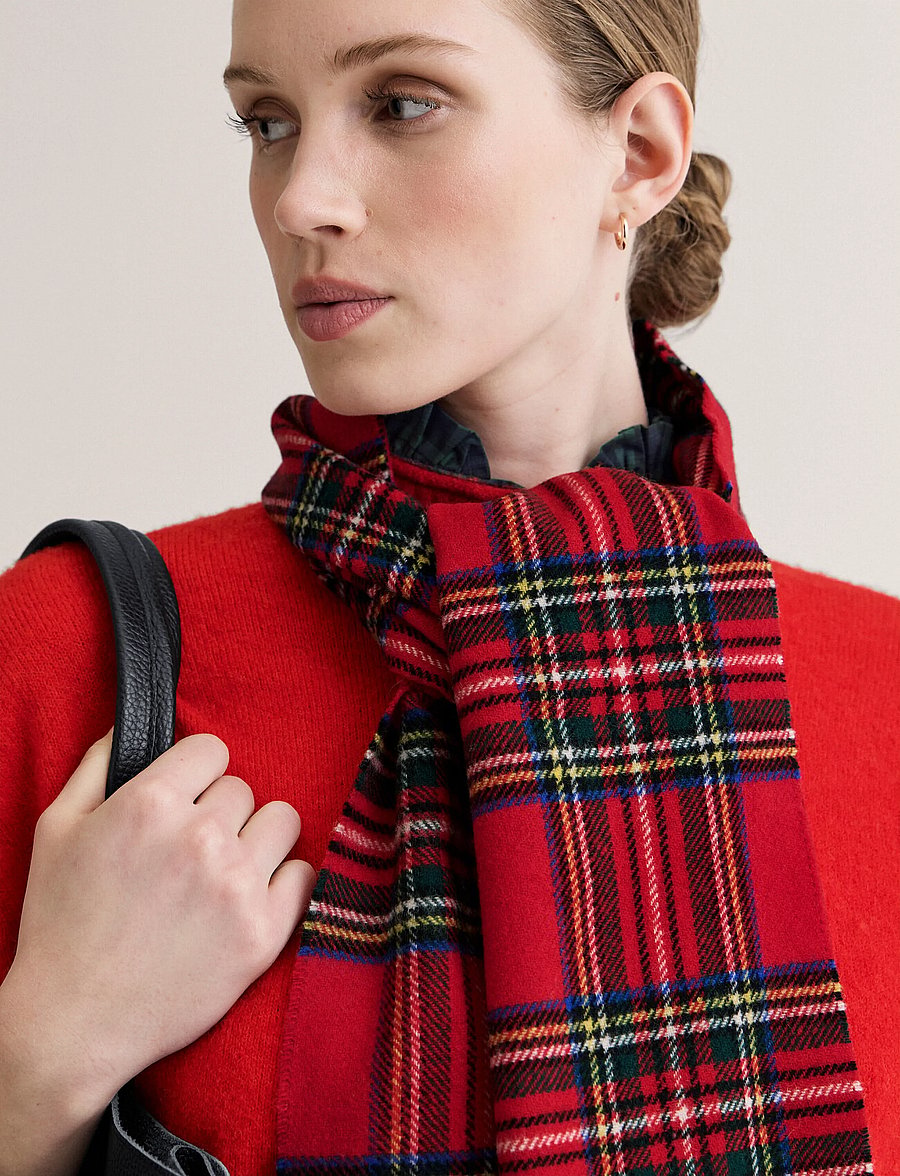 Newhouse - Royal Stewart Scarf Petite - talvesallid - red - 2