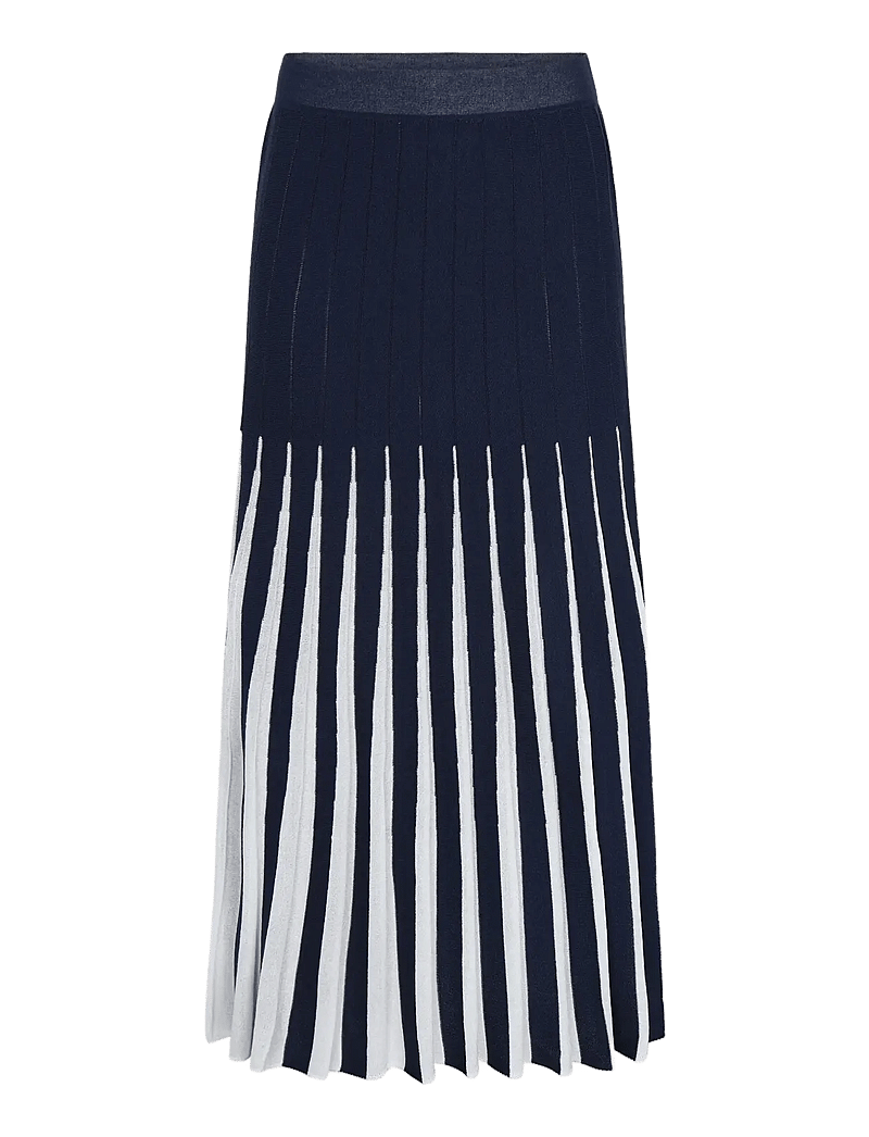 Newhouse - Charlie knitted Skirt - midi nederdele - navy - 1
