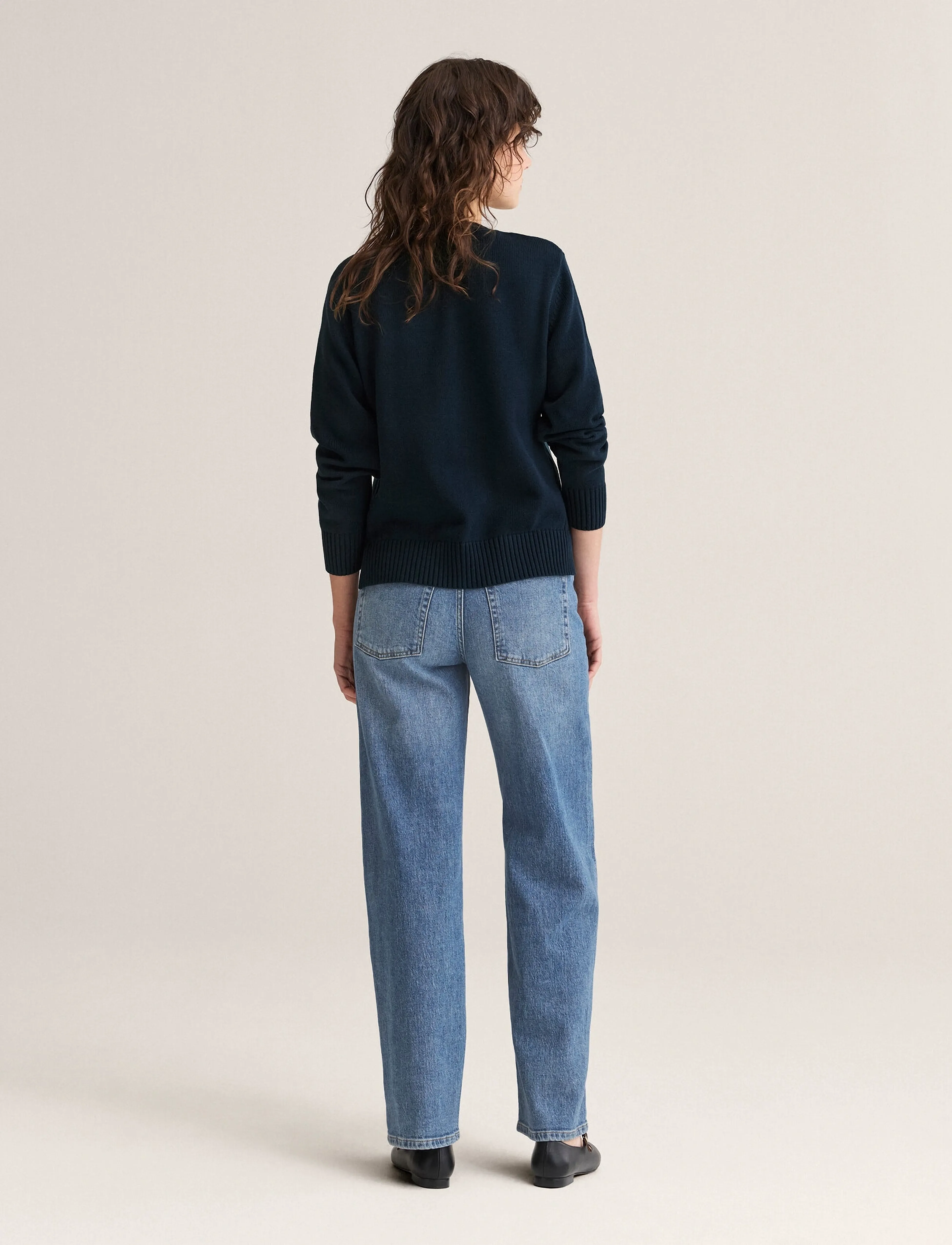 Newhouse - Roe Sweater - trøjer - navy - 5