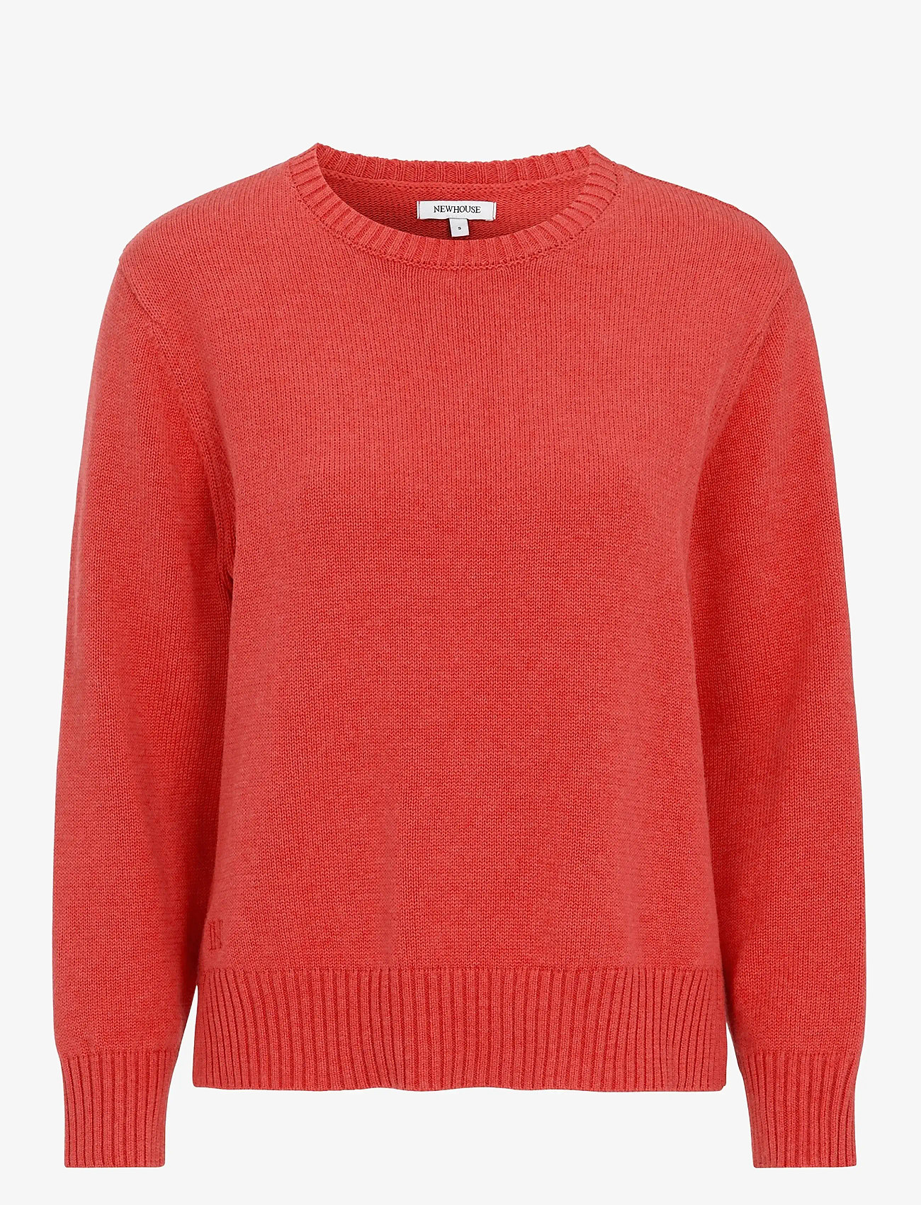 Newhouse - Roe Sweater - stickade tröjor - raspberry red - 1