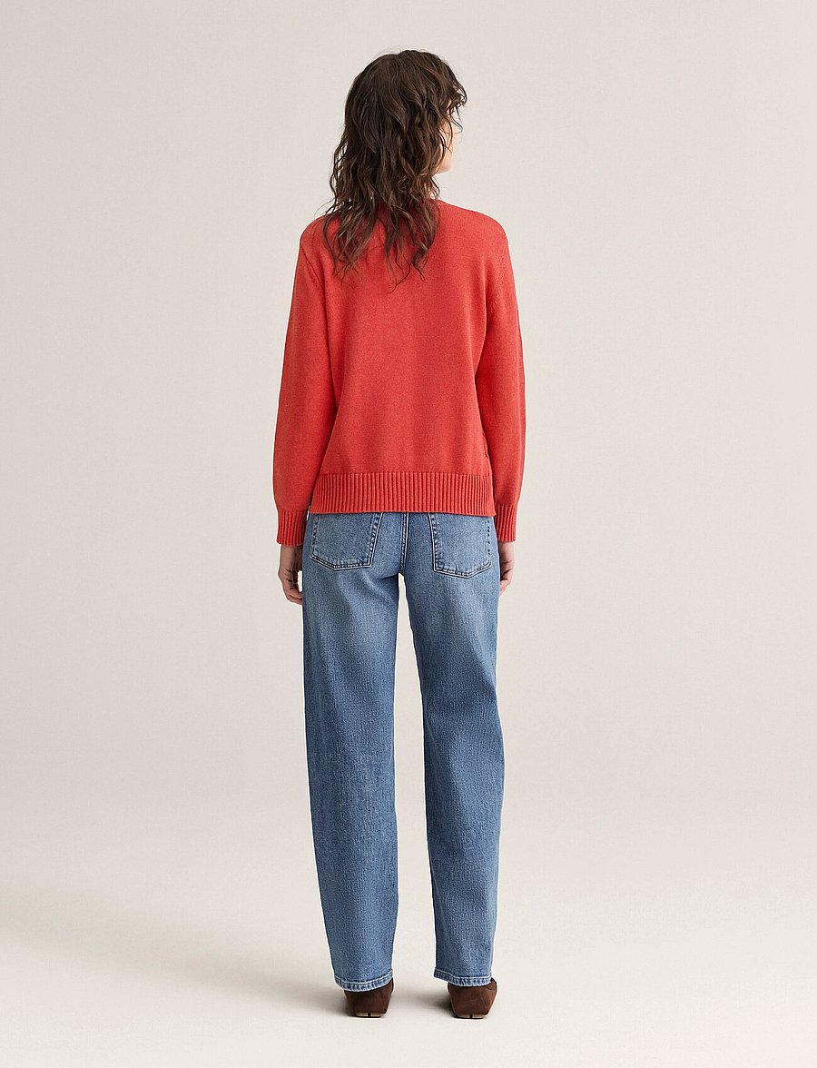 Newhouse - Roe Sweater - kampsunid - raspberry red - 2