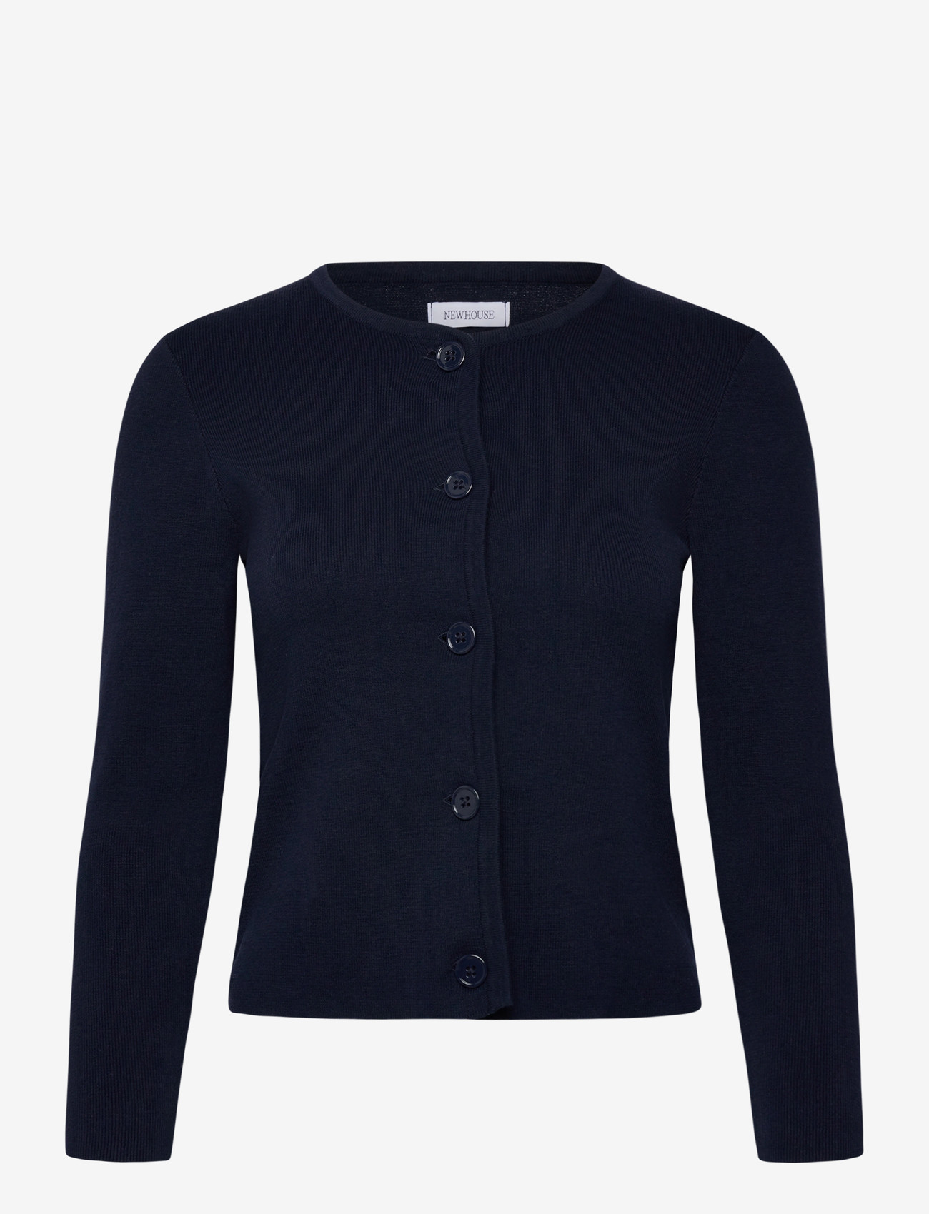 Newhouse - Felicity Rib Cardigan - cardigans - navy - 1