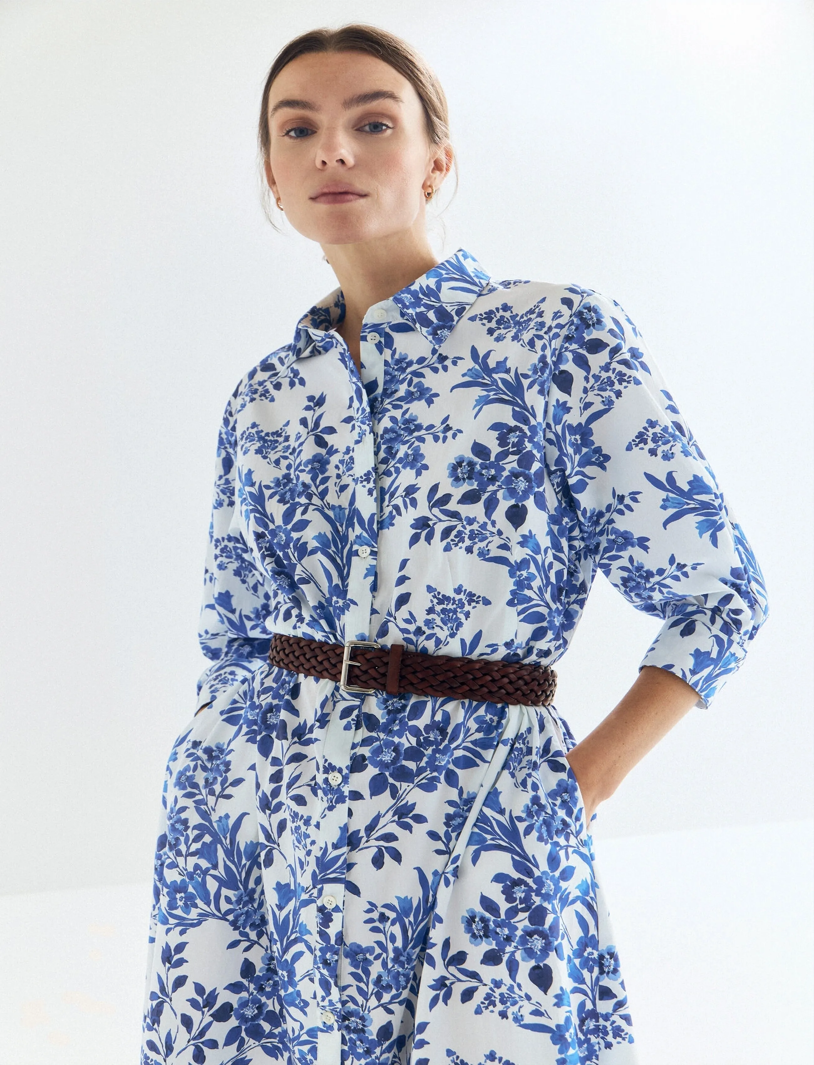 Newhouse Marissa Shirtdress, 36, Dresses, Blau - Maxi Dress, Frauen