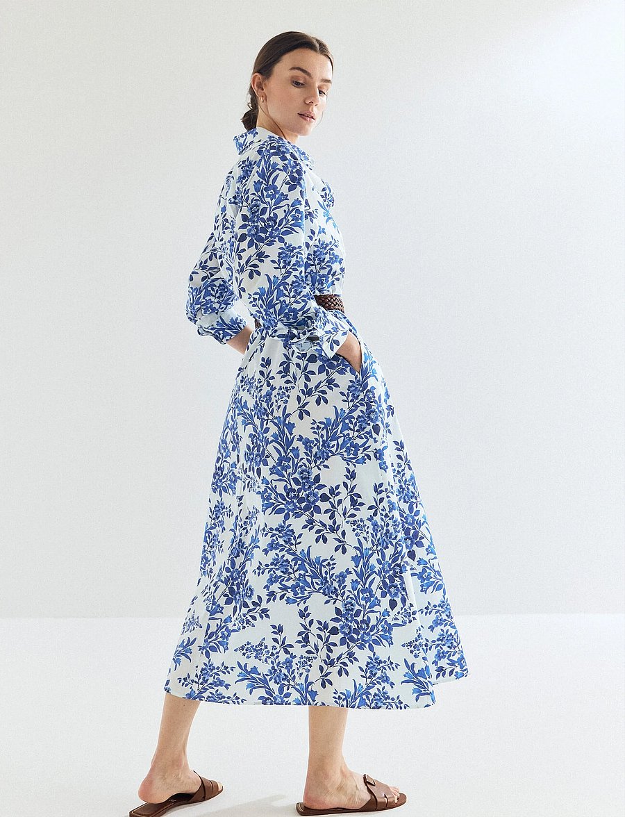 Newhouse - Marissa Shirtdress - vasaras kleitas - royal blue - 2