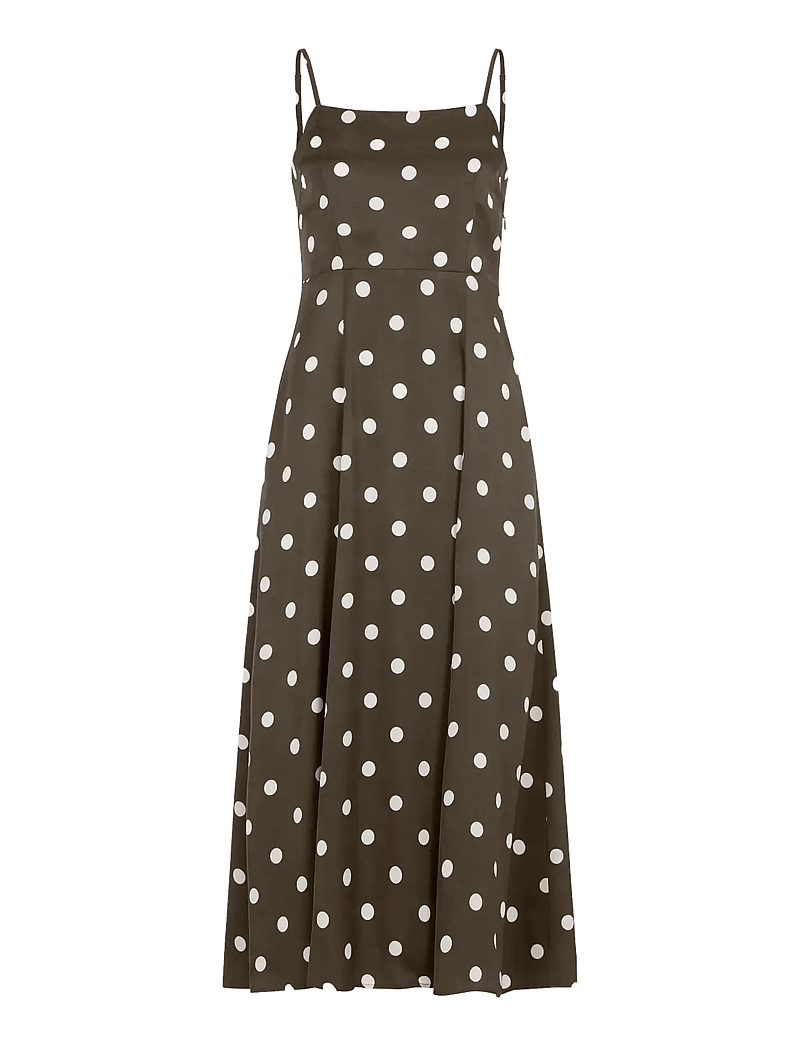 Newhouse - Beau Dot dress - sommerkleider - brown - 1