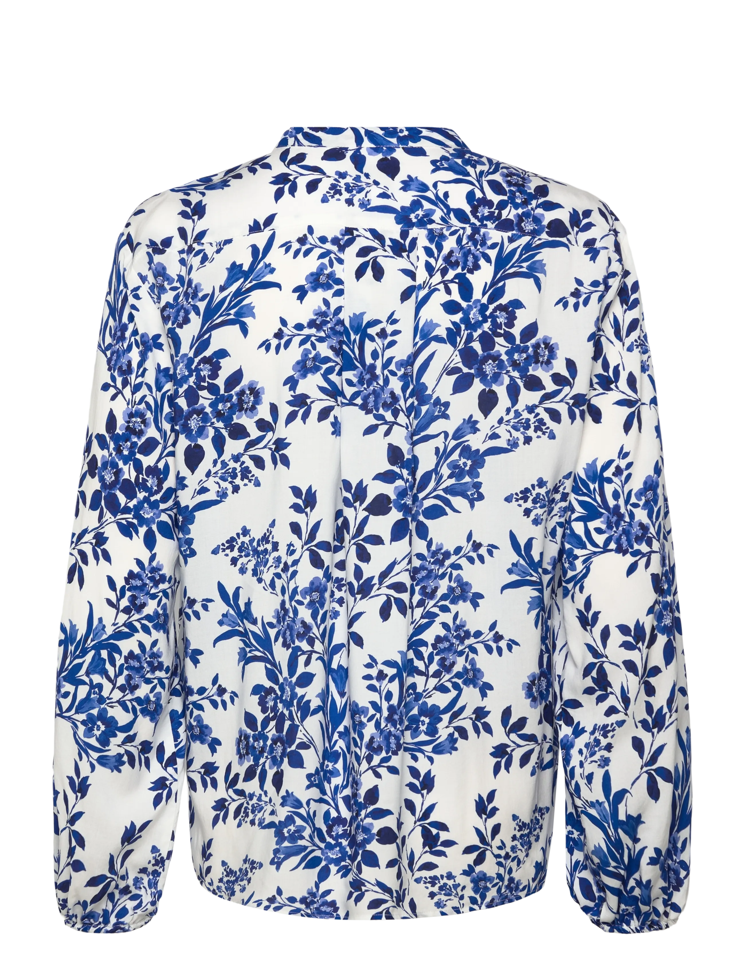 Newhouse - Marissa Blouse - long-sleeved blouses - royal blue - 2