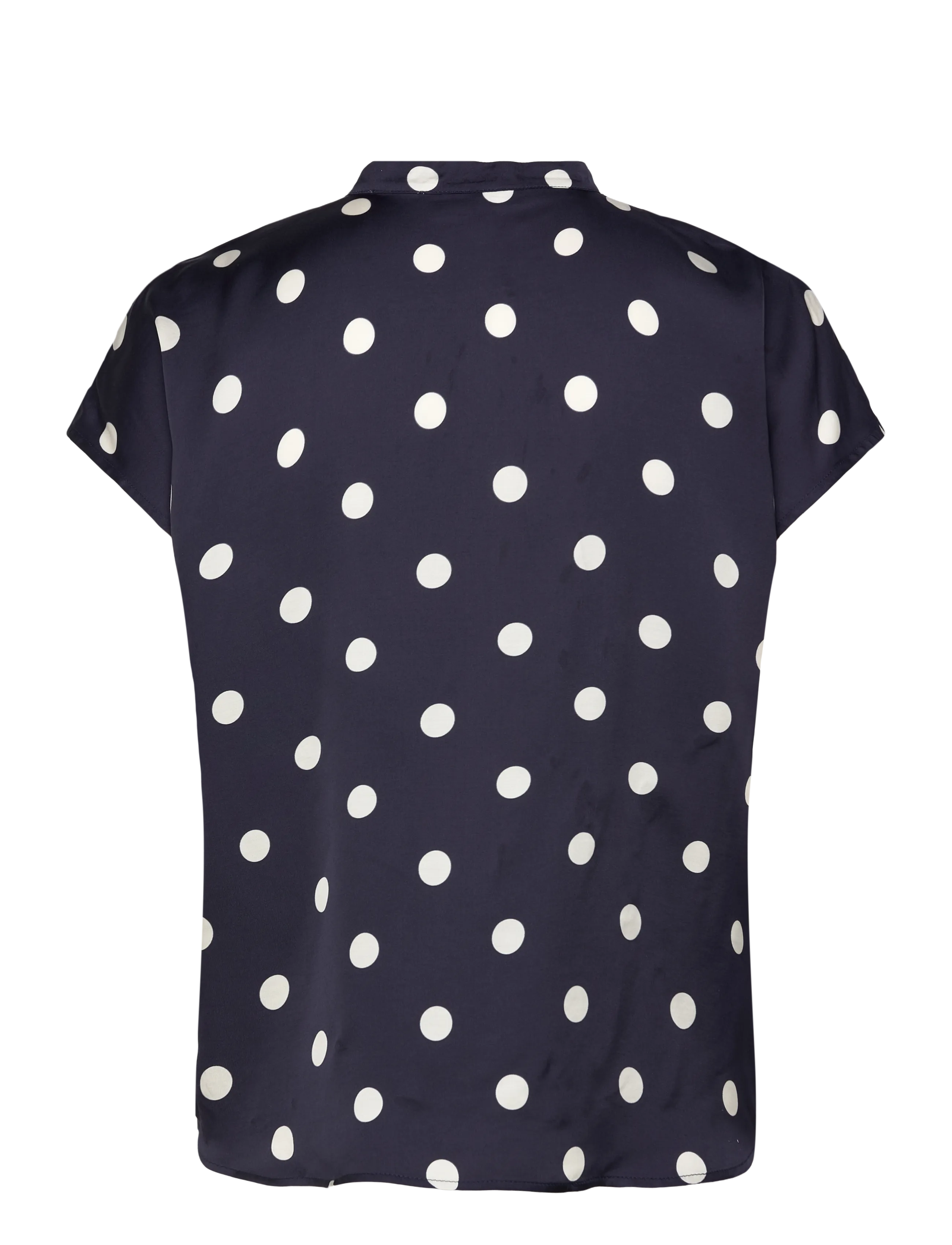 Newhouse - Jacqueline Dot Top - blouses korte mouwen - navy - 2