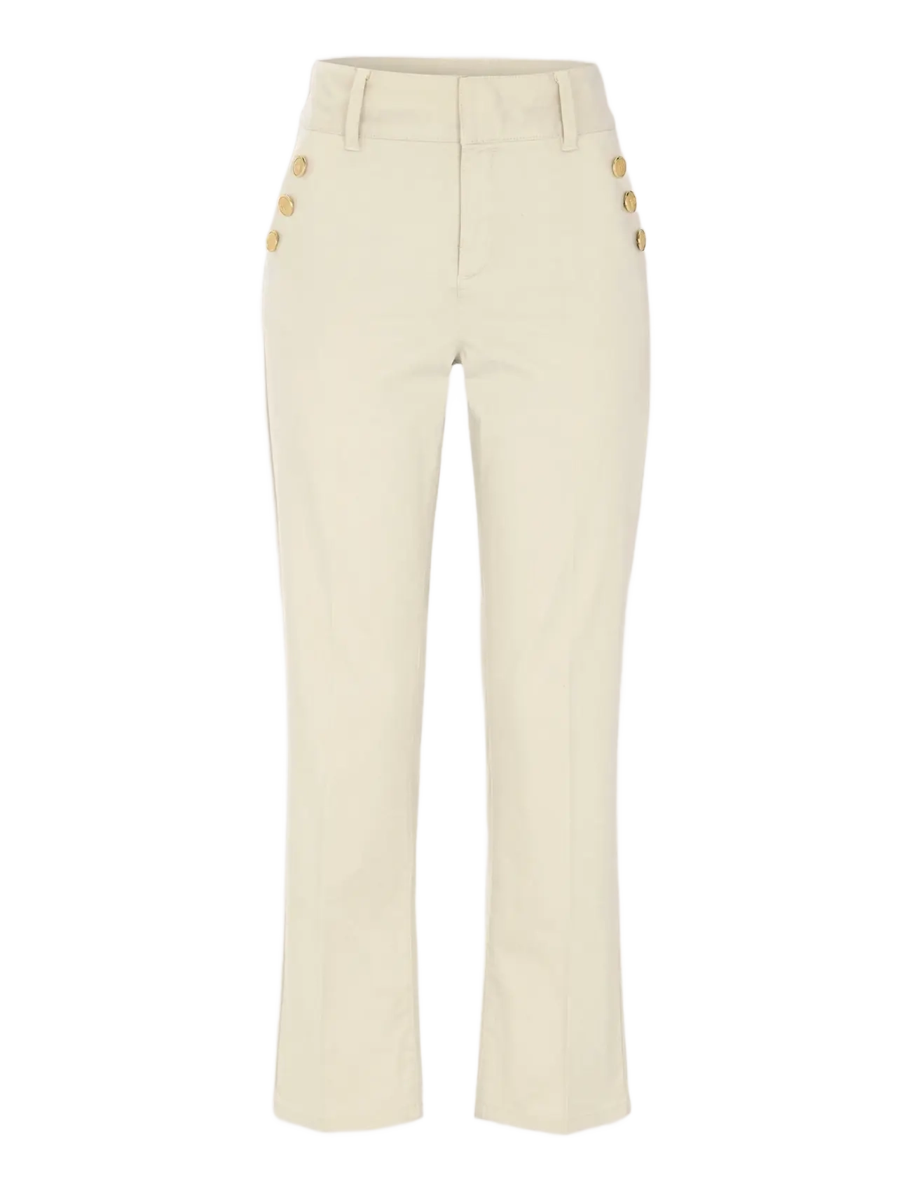 Newhouse Cecilia Maritime Trousers - Püksid - LIGHT KHAKI / beige
