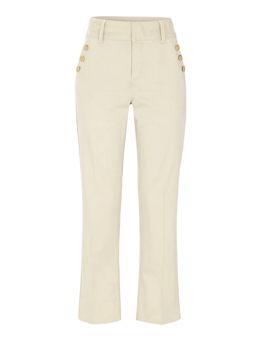Newhouse - Cecilia Maritime Trousers - hose mit geradem bein - light khaki - 1
