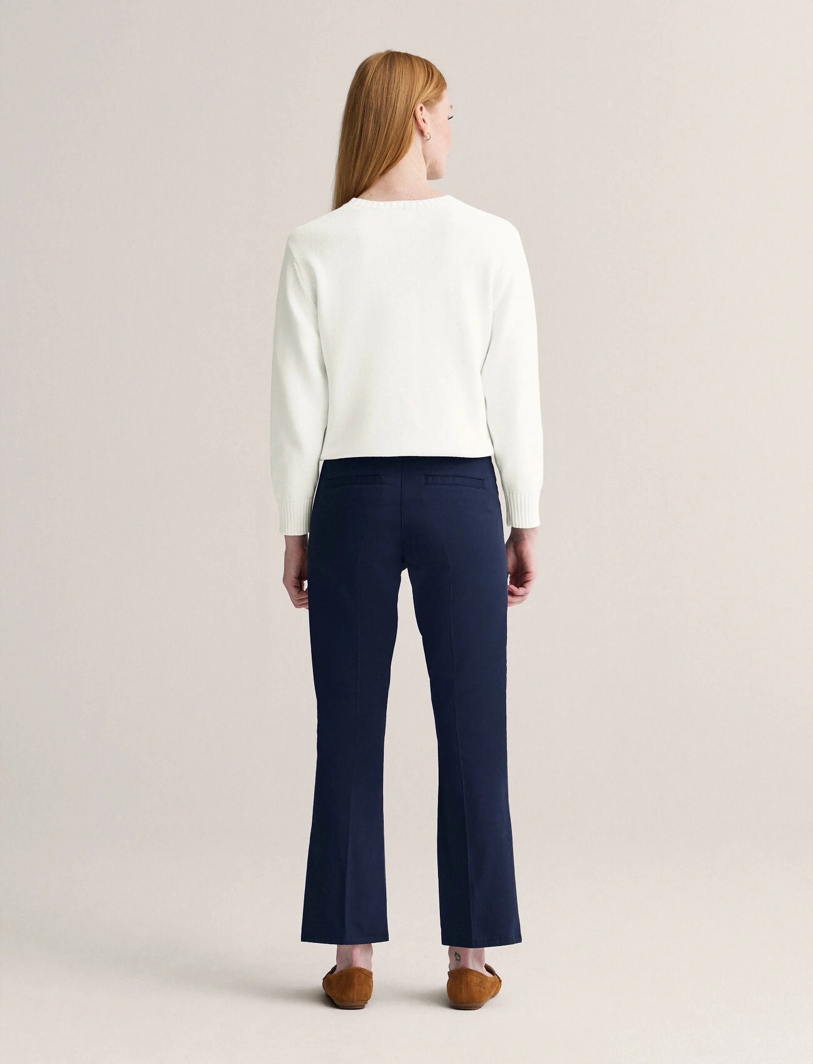 Newhouse - Cecilia Maritime Trousers - suorat housut - navy - 2