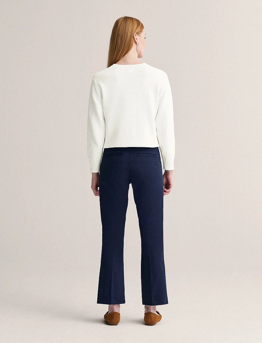 Newhouse - Cecilia Maritime Trousers - suorat housut - navy - 2