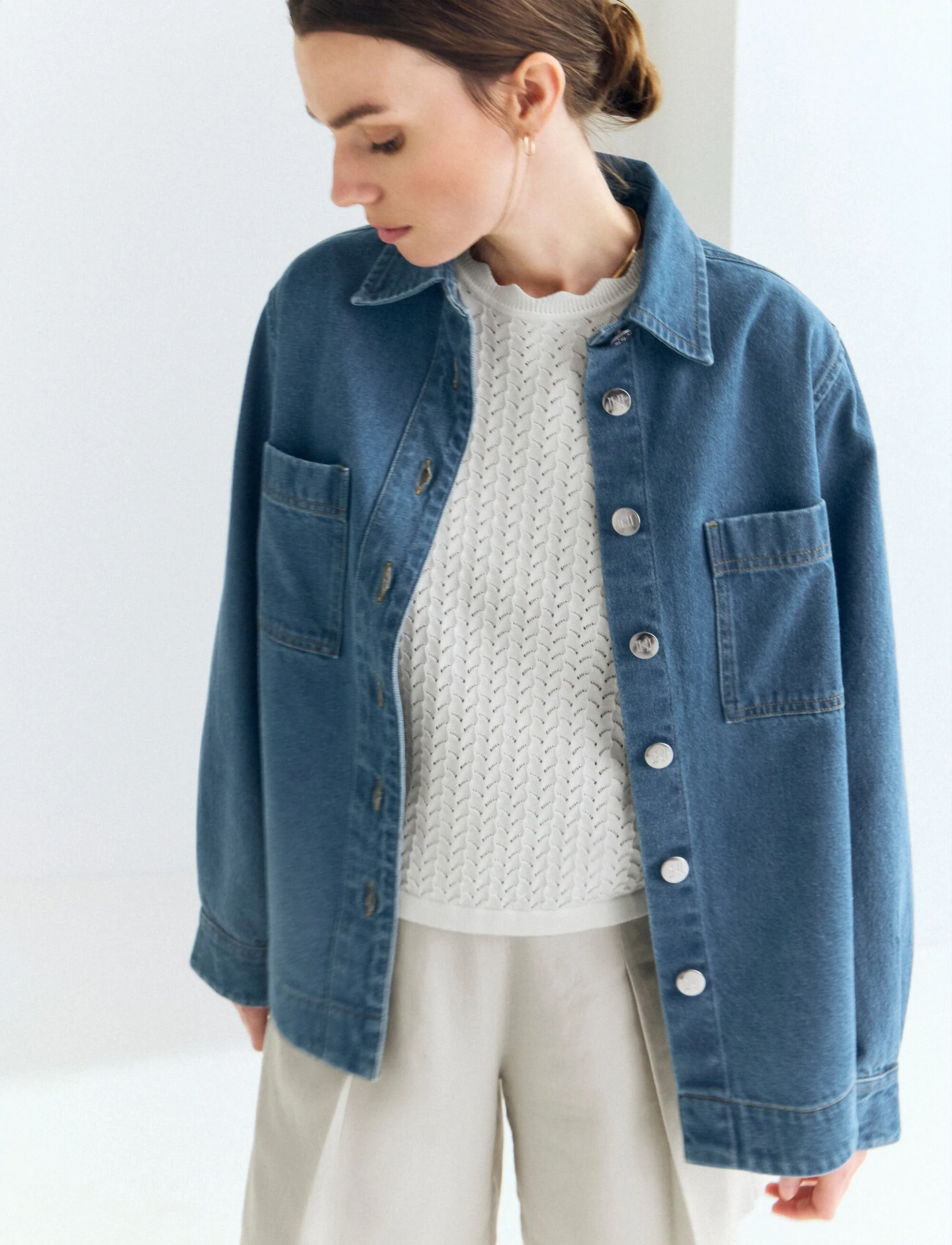 Newhouse Sierra Denim Jacket, 34, Jackets, Blau - Denim, Frauen