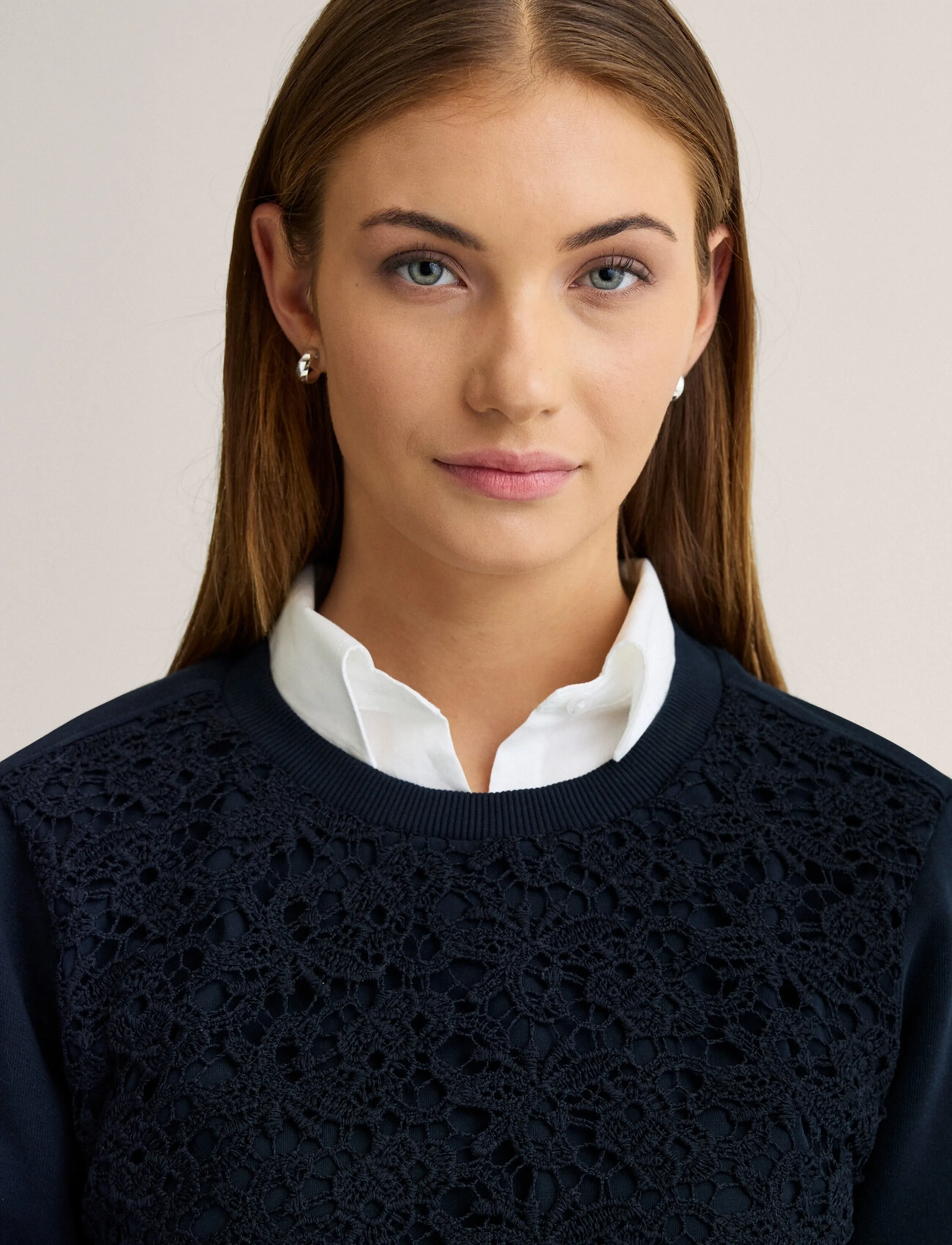 Junie Lace College Sweater 3