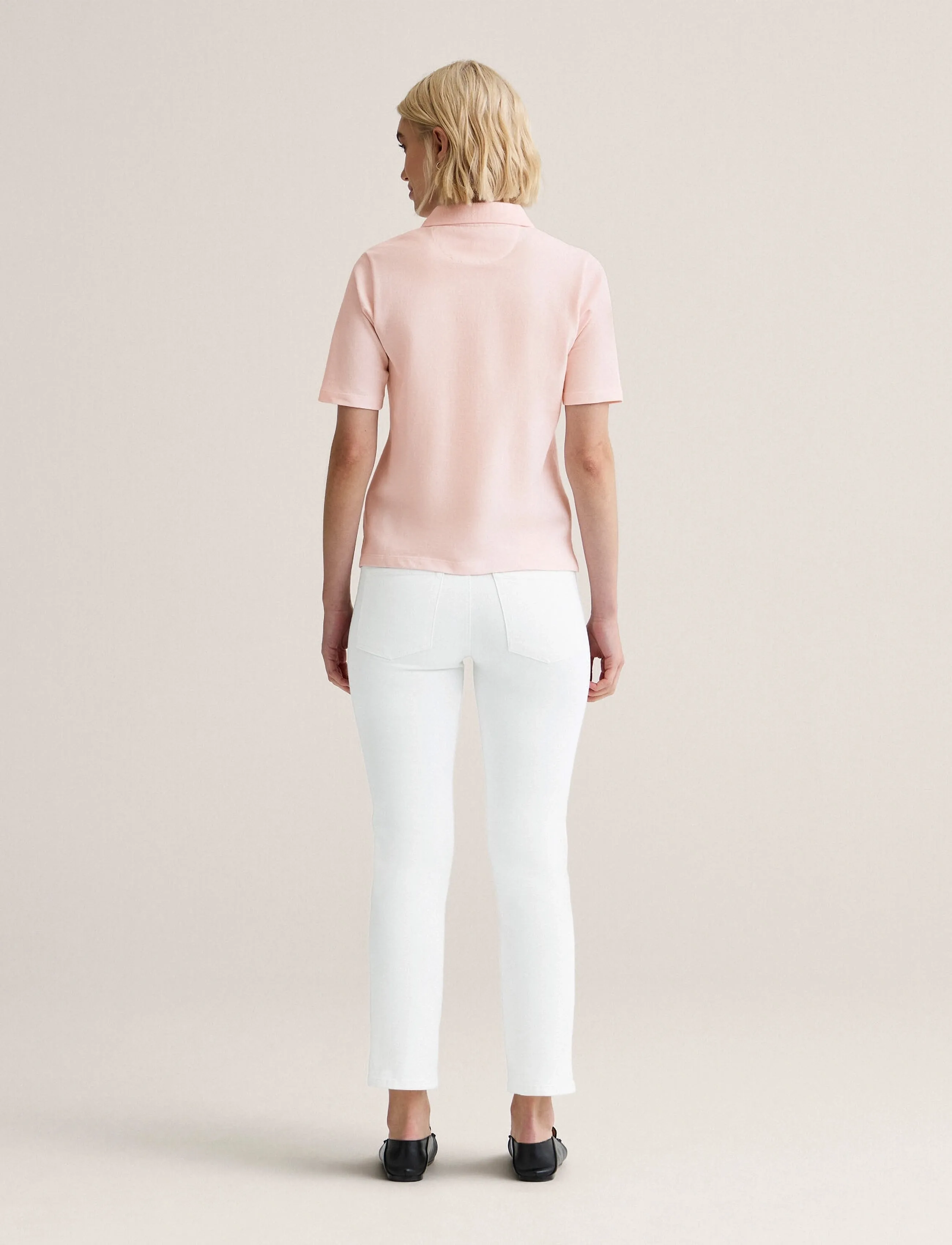Newhouse - Amber Piquét - poloer - light pink - 2