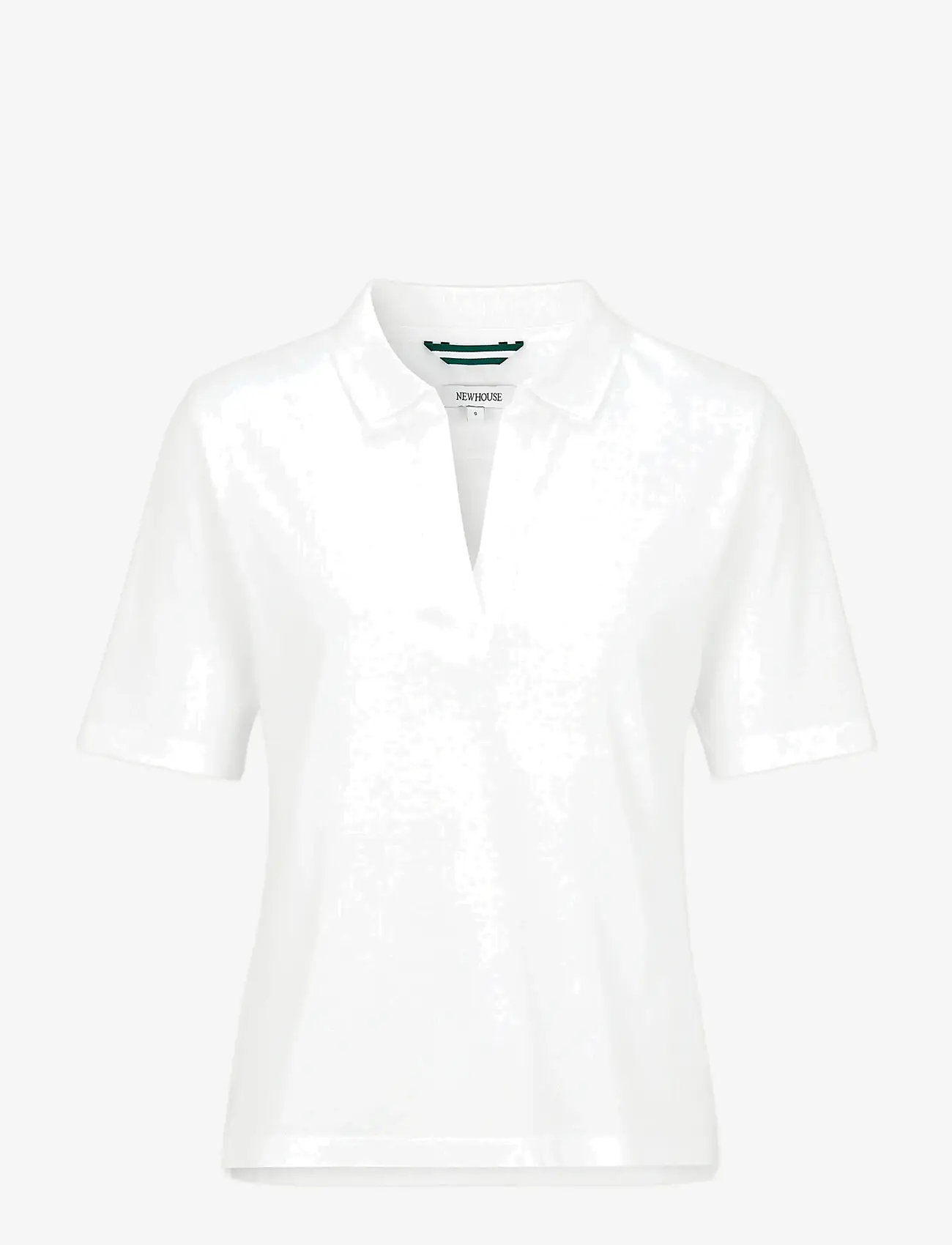 Newhouse - Amber Piquét - polo shirts - white - 1