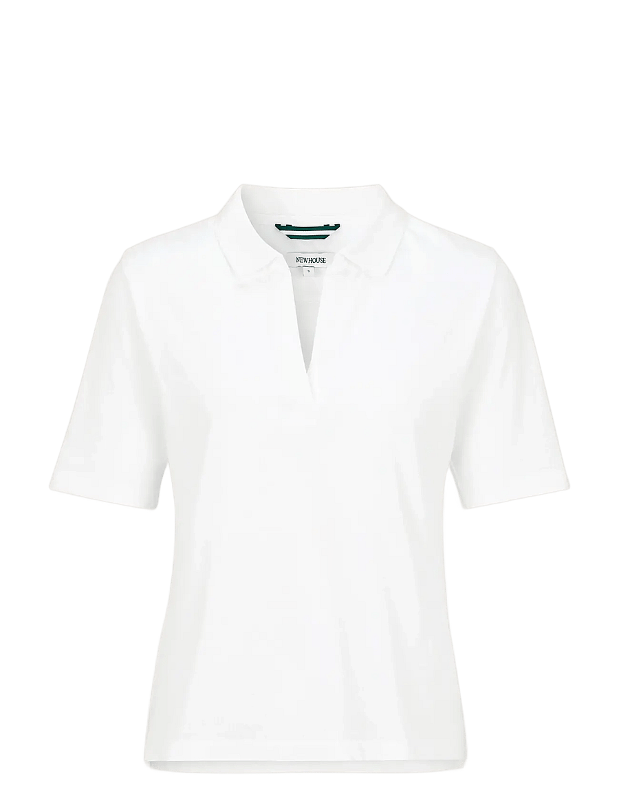 Newhouse - Amber Piquét - polo shirts - white - 1