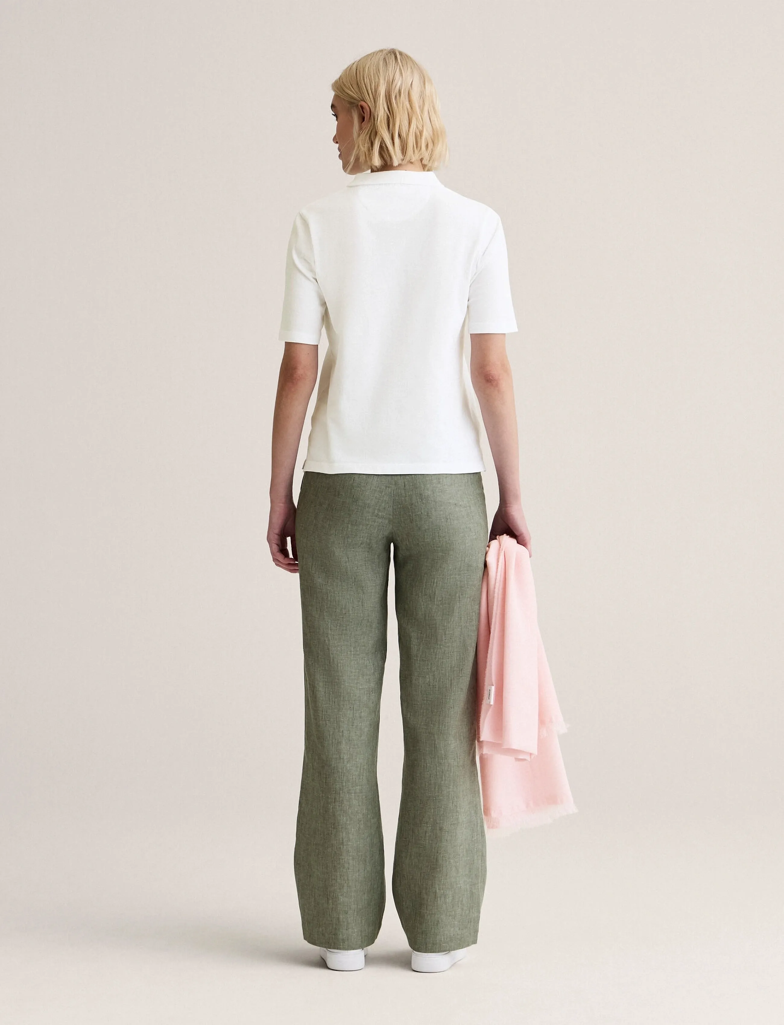 Newhouse - Amber Piquét - poloshirts - white - 2