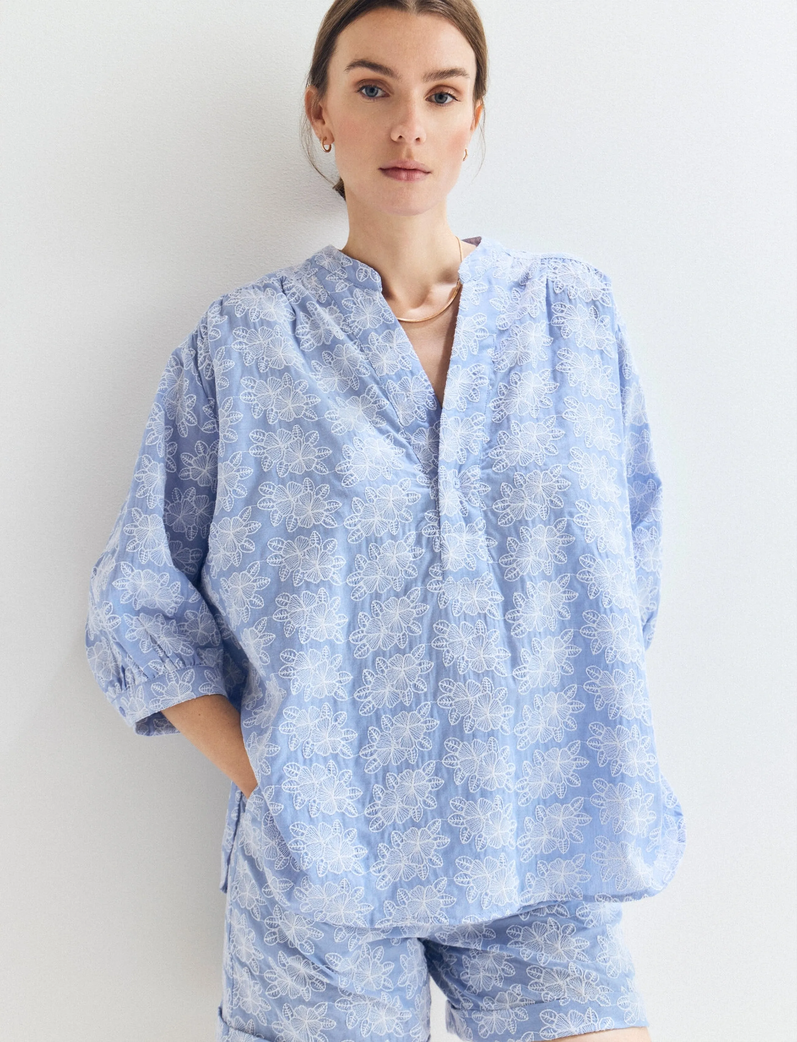 Hannah Chambray Blouse